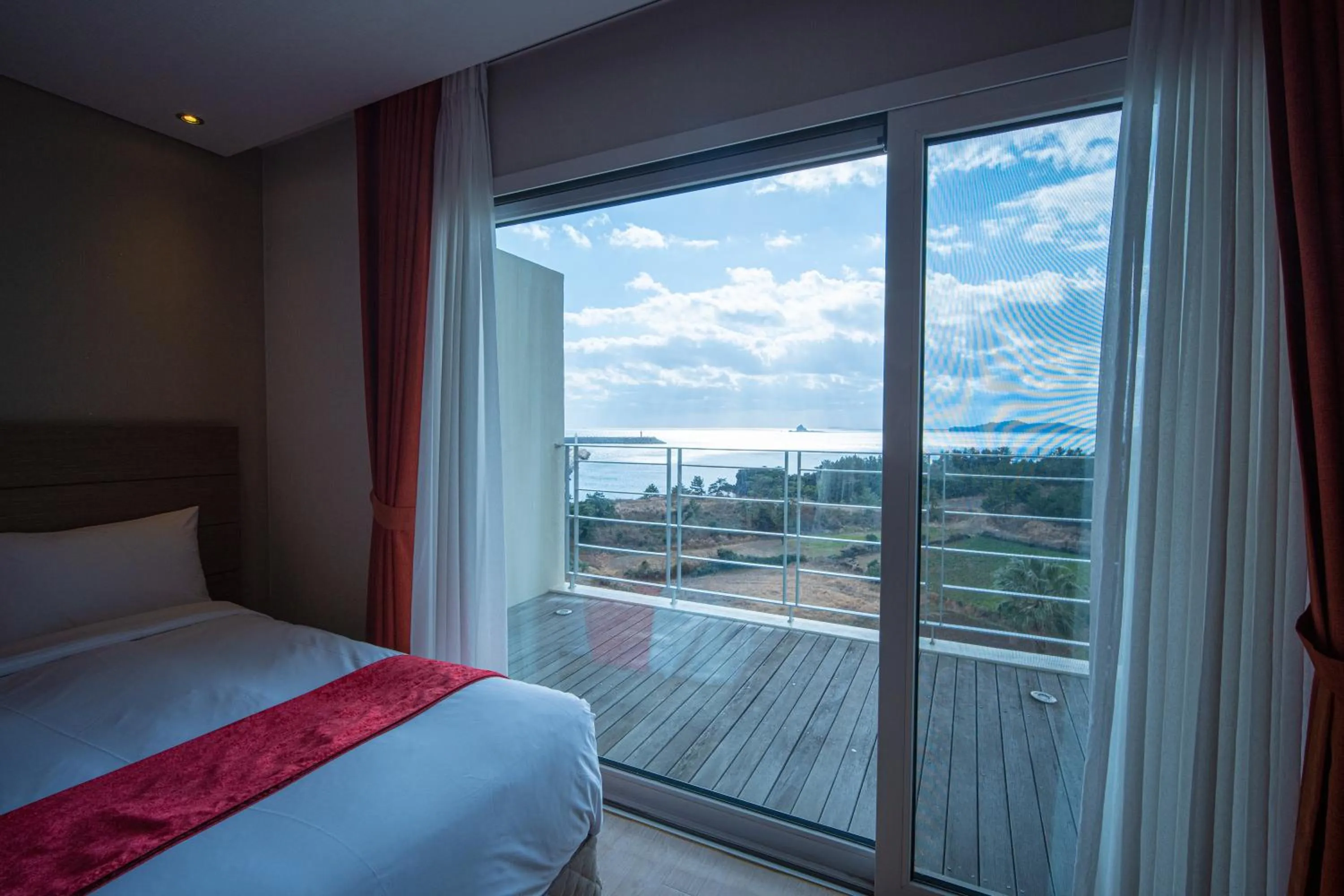 Bed in Y Resort Jeju