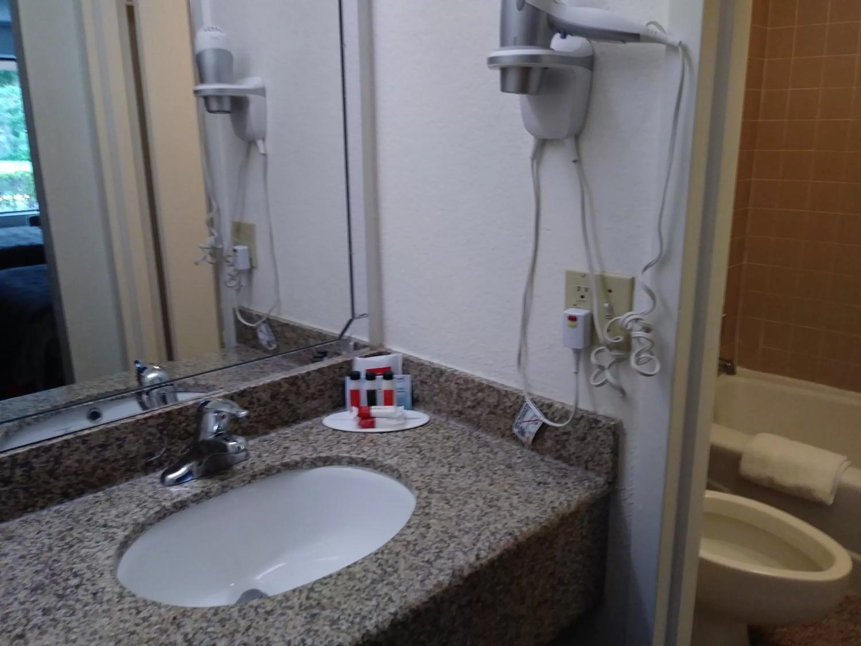 Shower in Ramada by Wyndham Temple Terrace/Tampa North