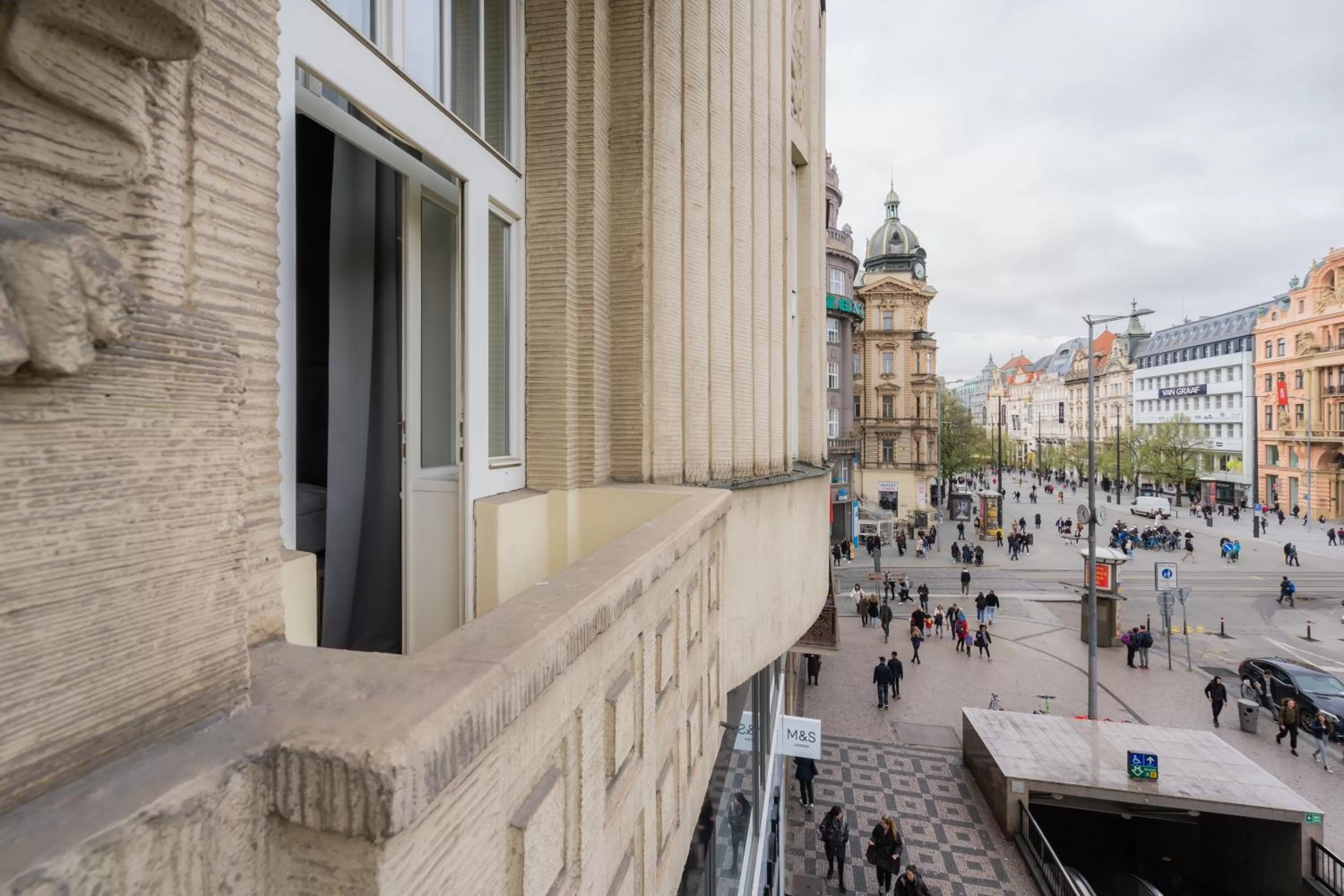 Balcony/Terrace in EA ApartHotel Melantrich