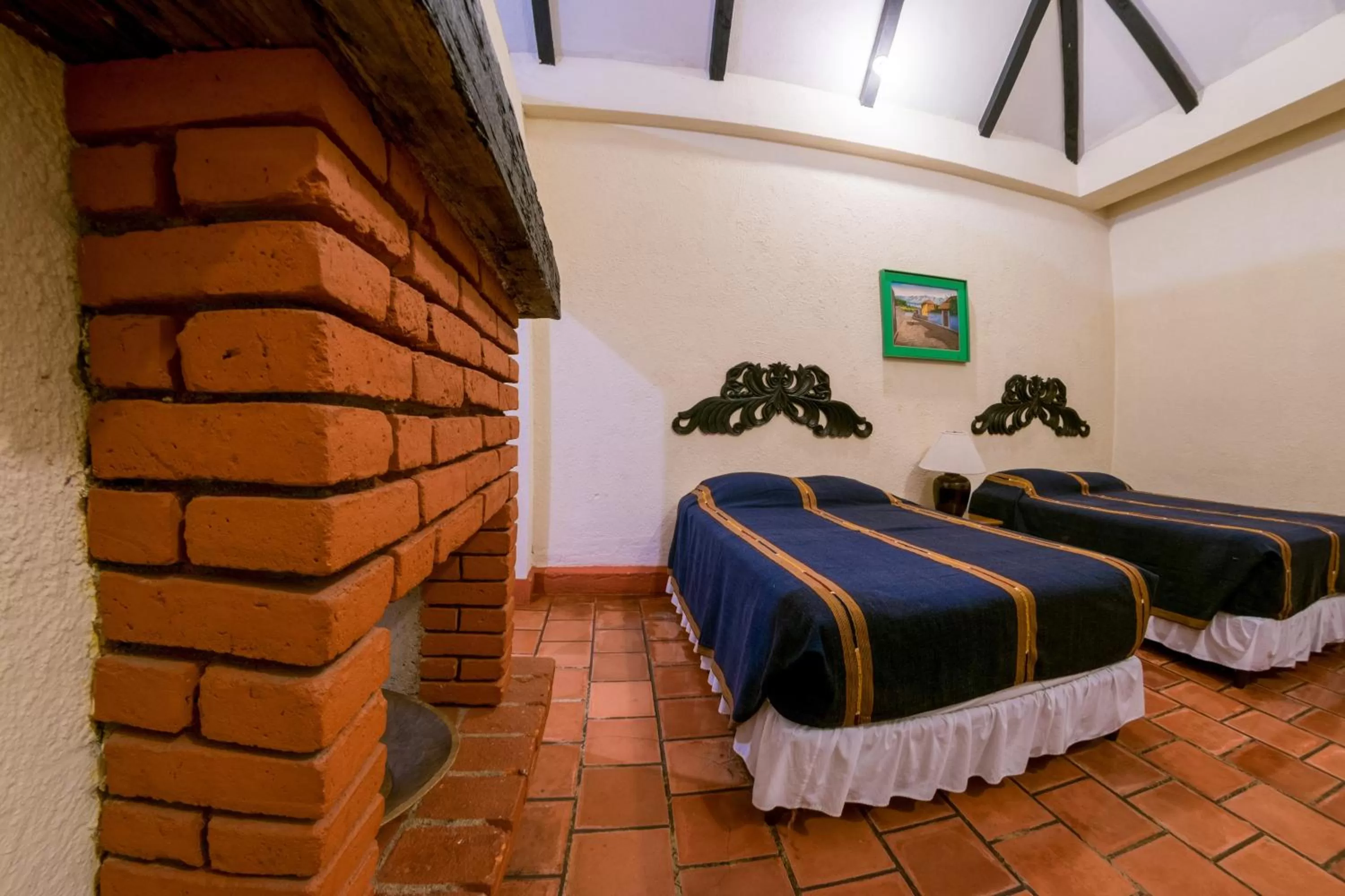 Bed in Hotel Toliman