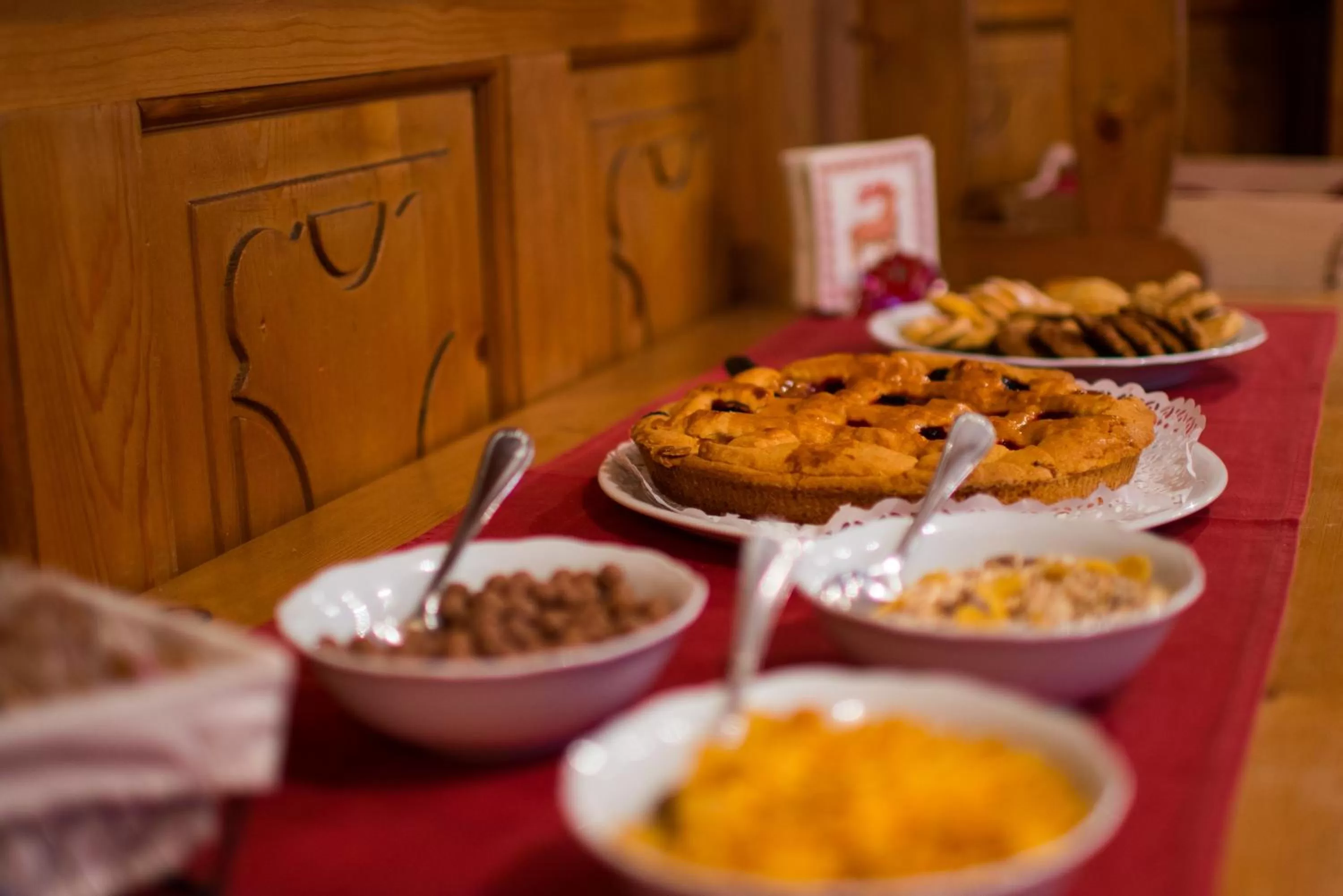 Food close-up in Hotel Lo Campagnar