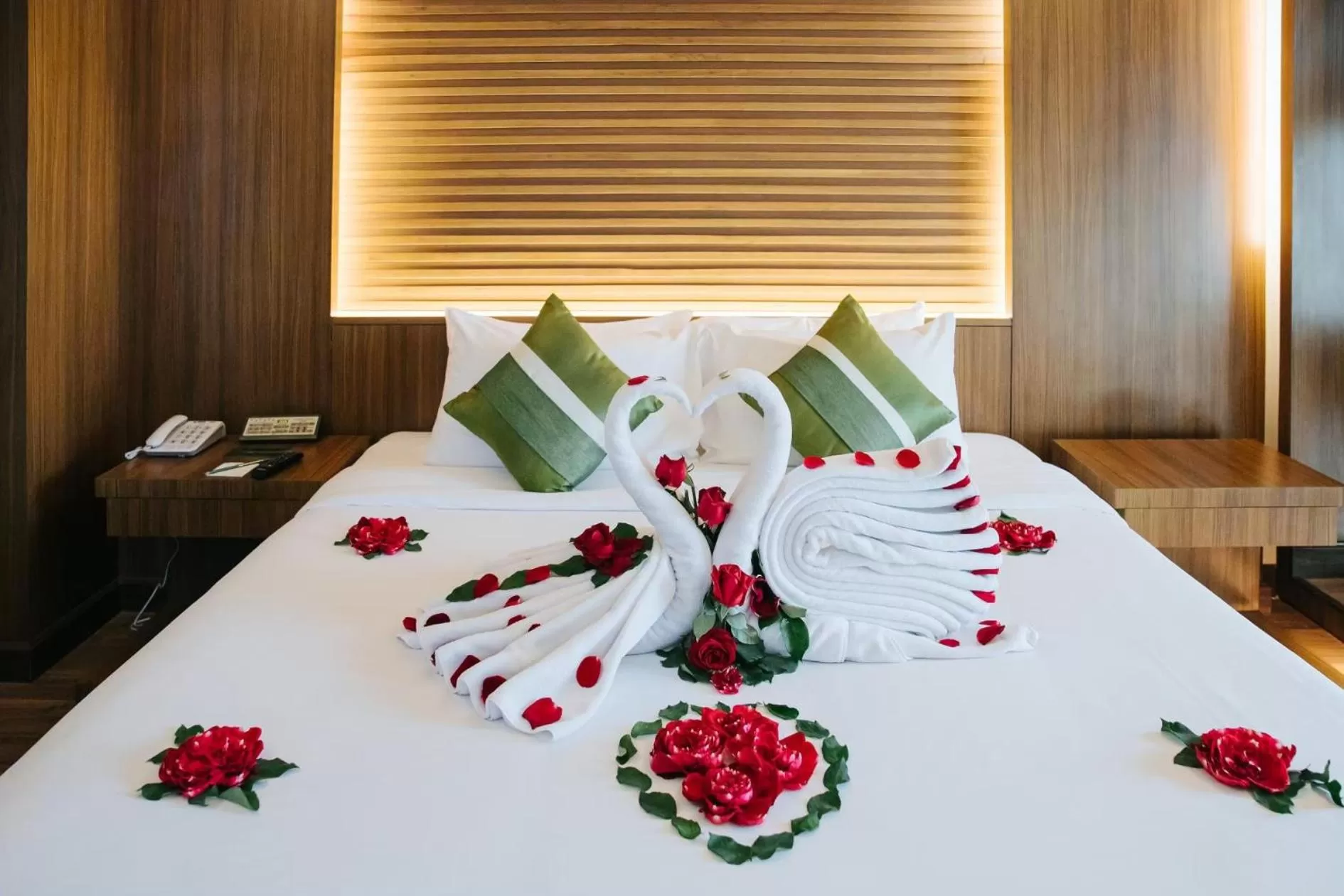 Bed in Chiangmai Grandview Hotel & Convention Center