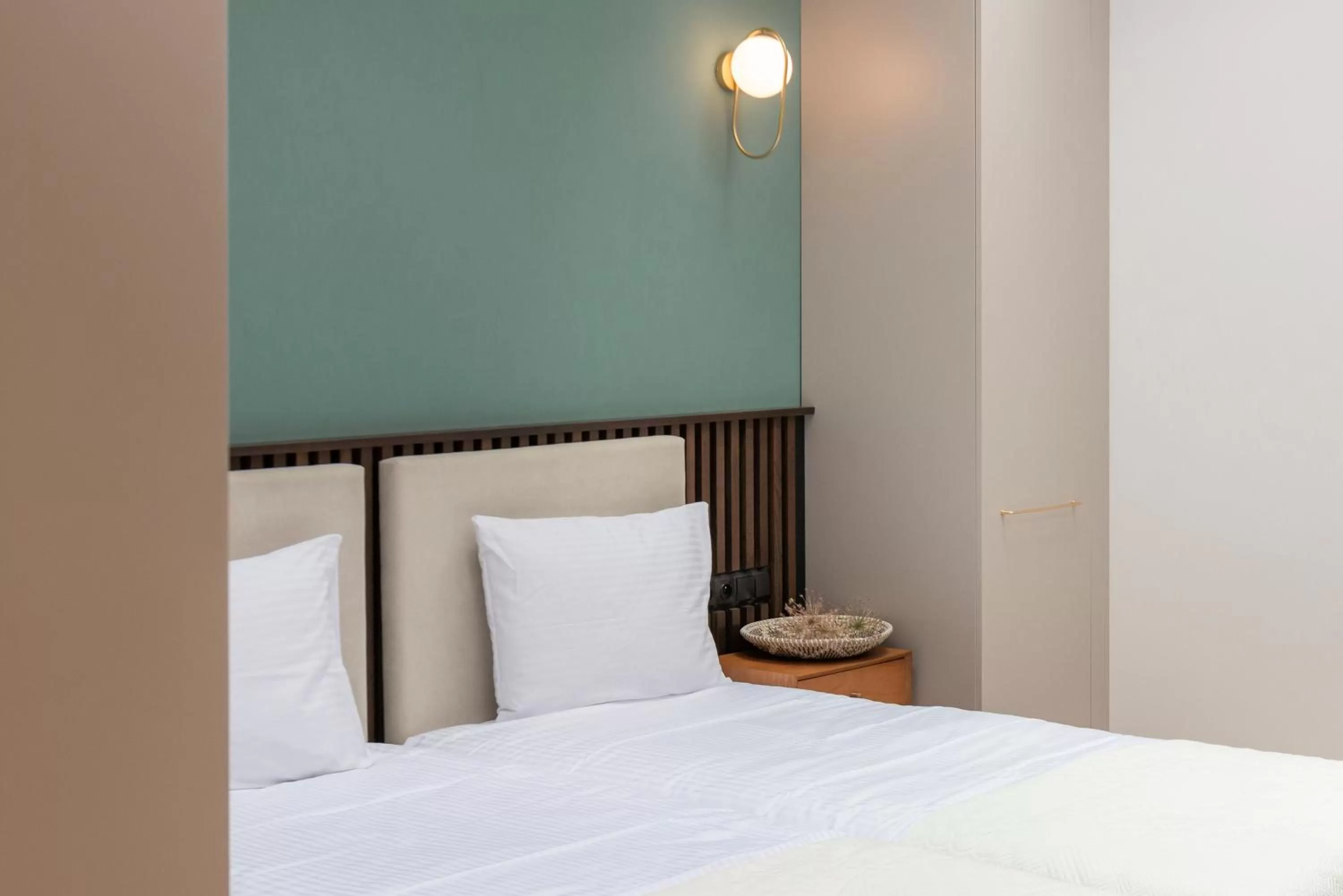 Bedroom, Bed in Monciak55 Sopot Apartments