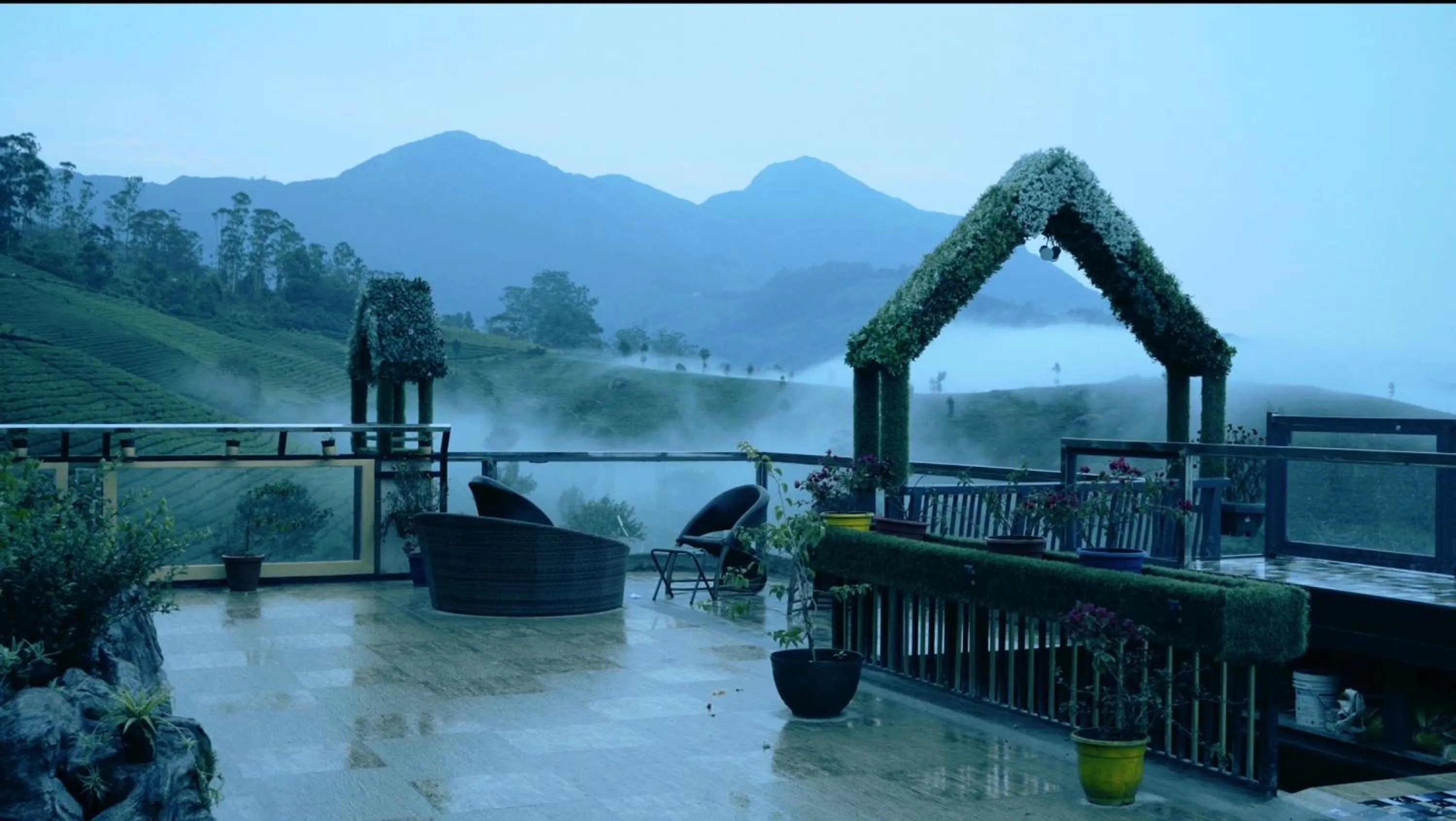 Mountain view in Parakkat Nature Resort