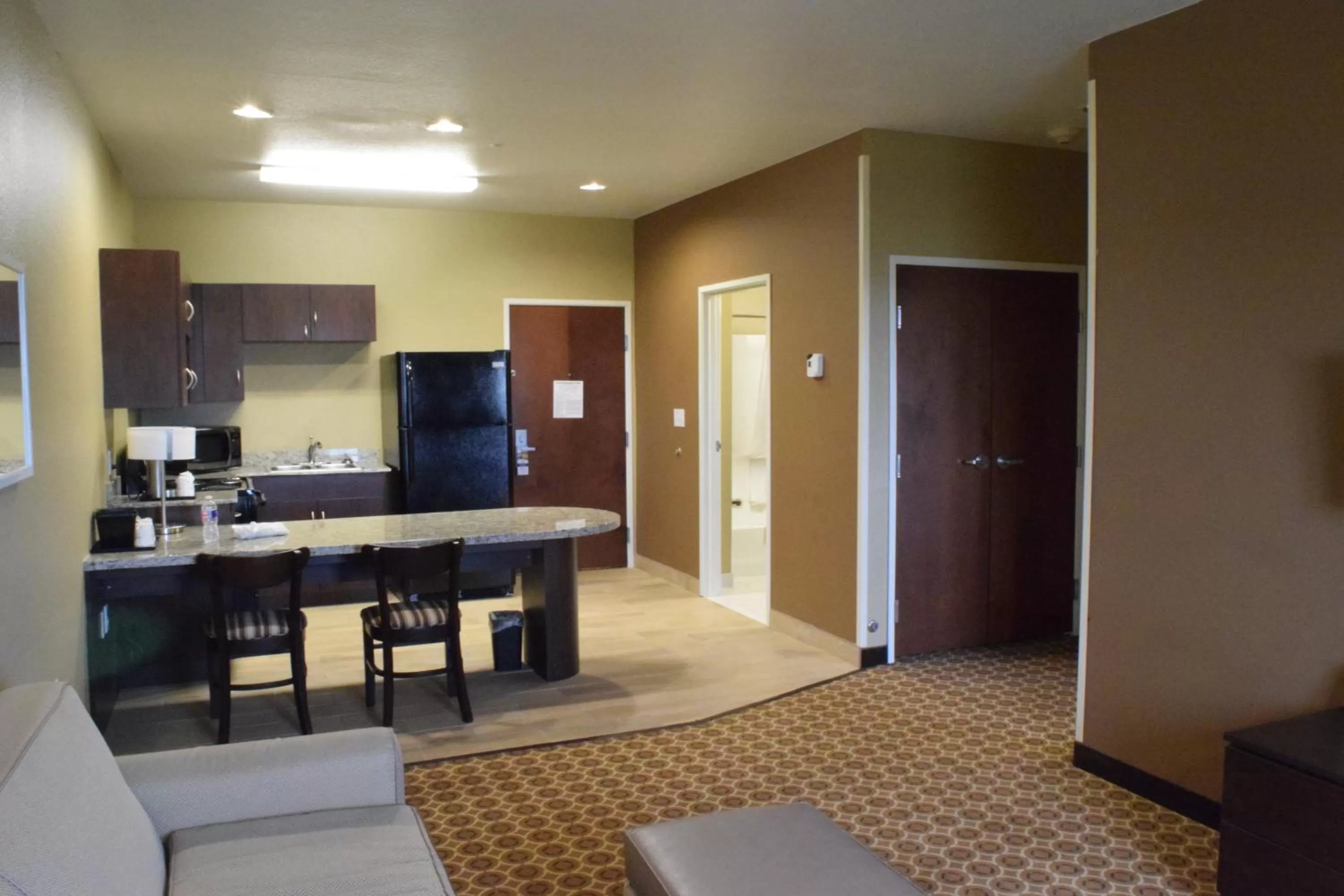 Living room in Microtel Inn and Suites Pecos
