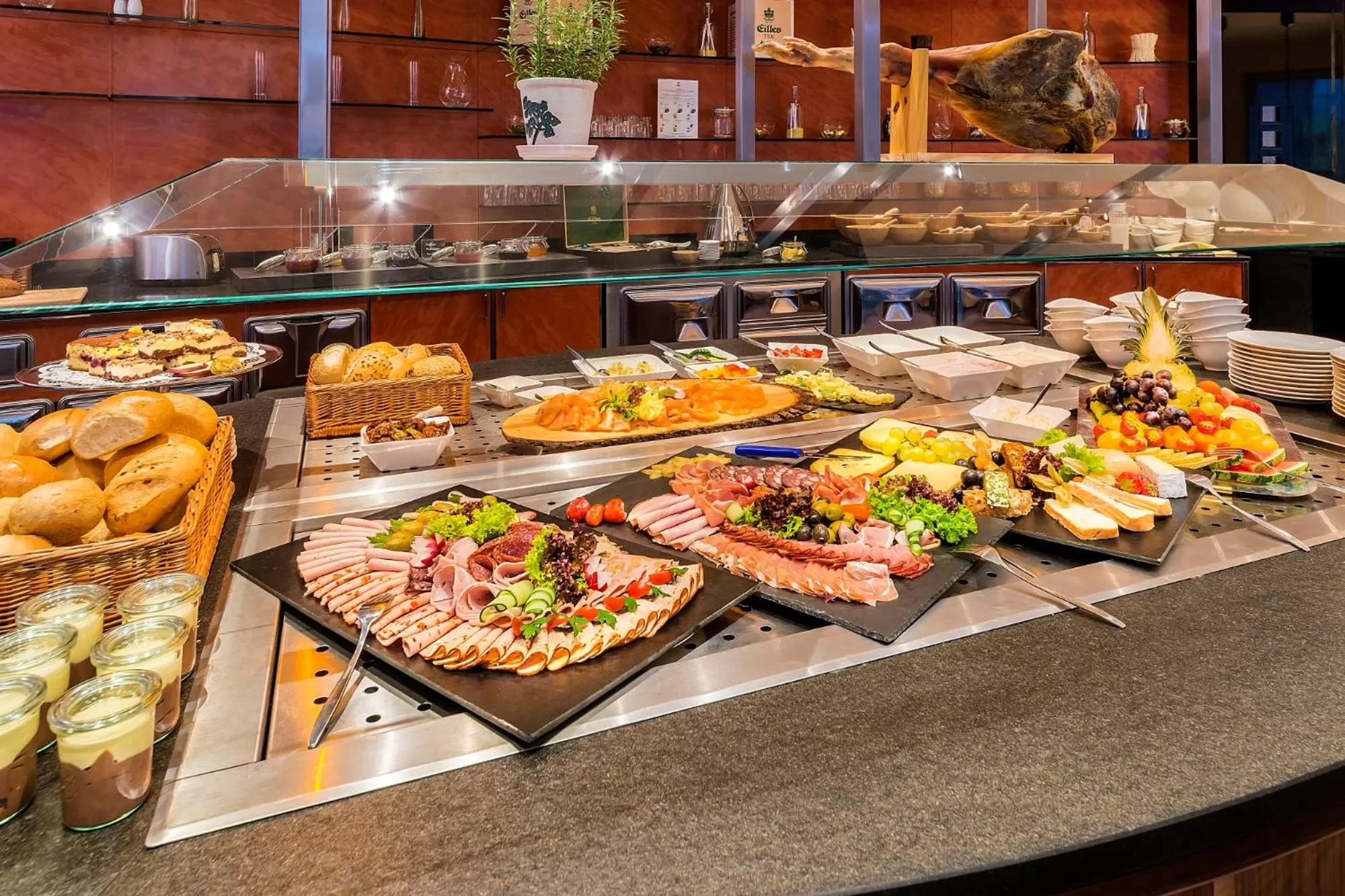 Buffet breakfast in Hotel Alekto