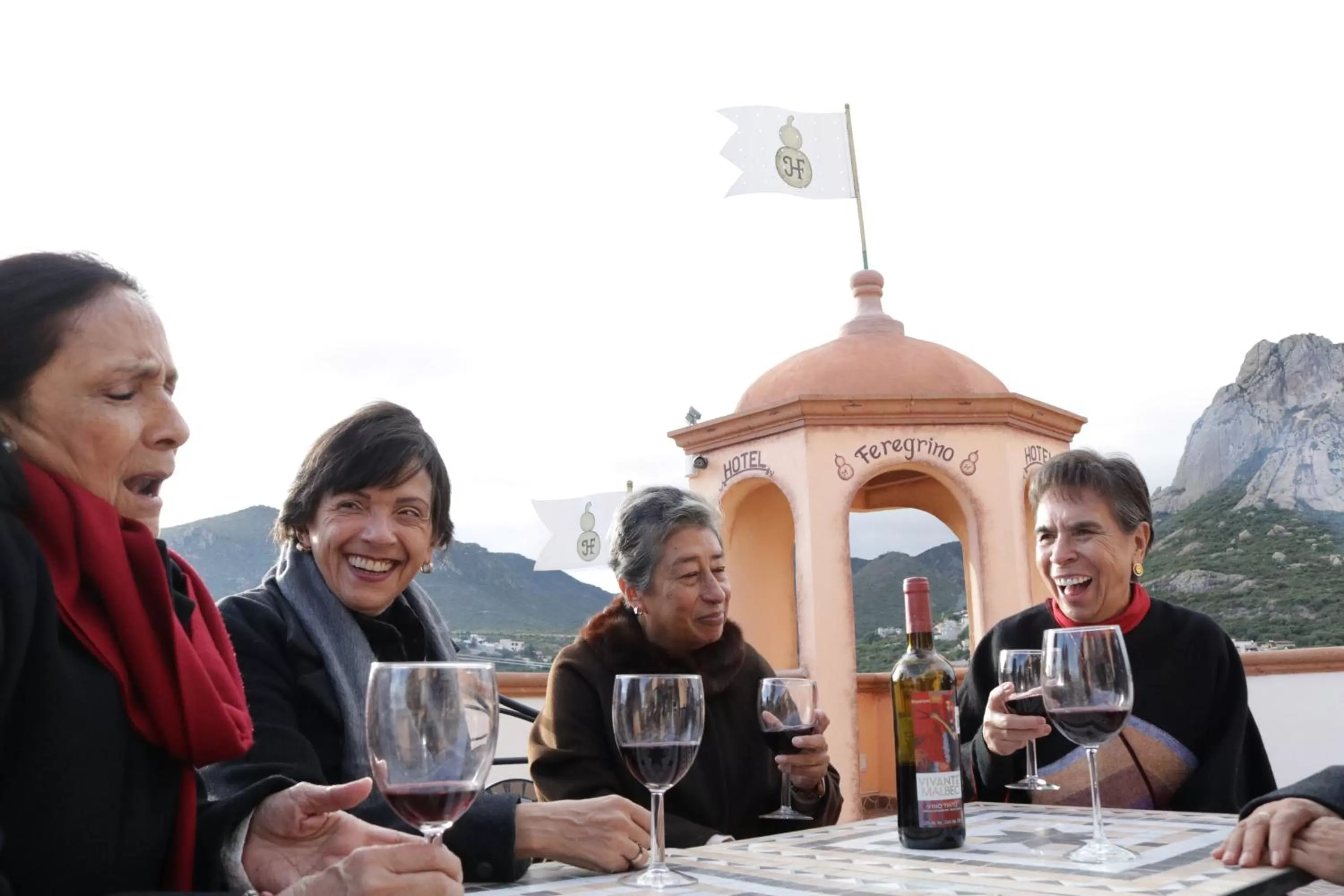 Balcony/Terrace, Guests in Hotel Feregrino