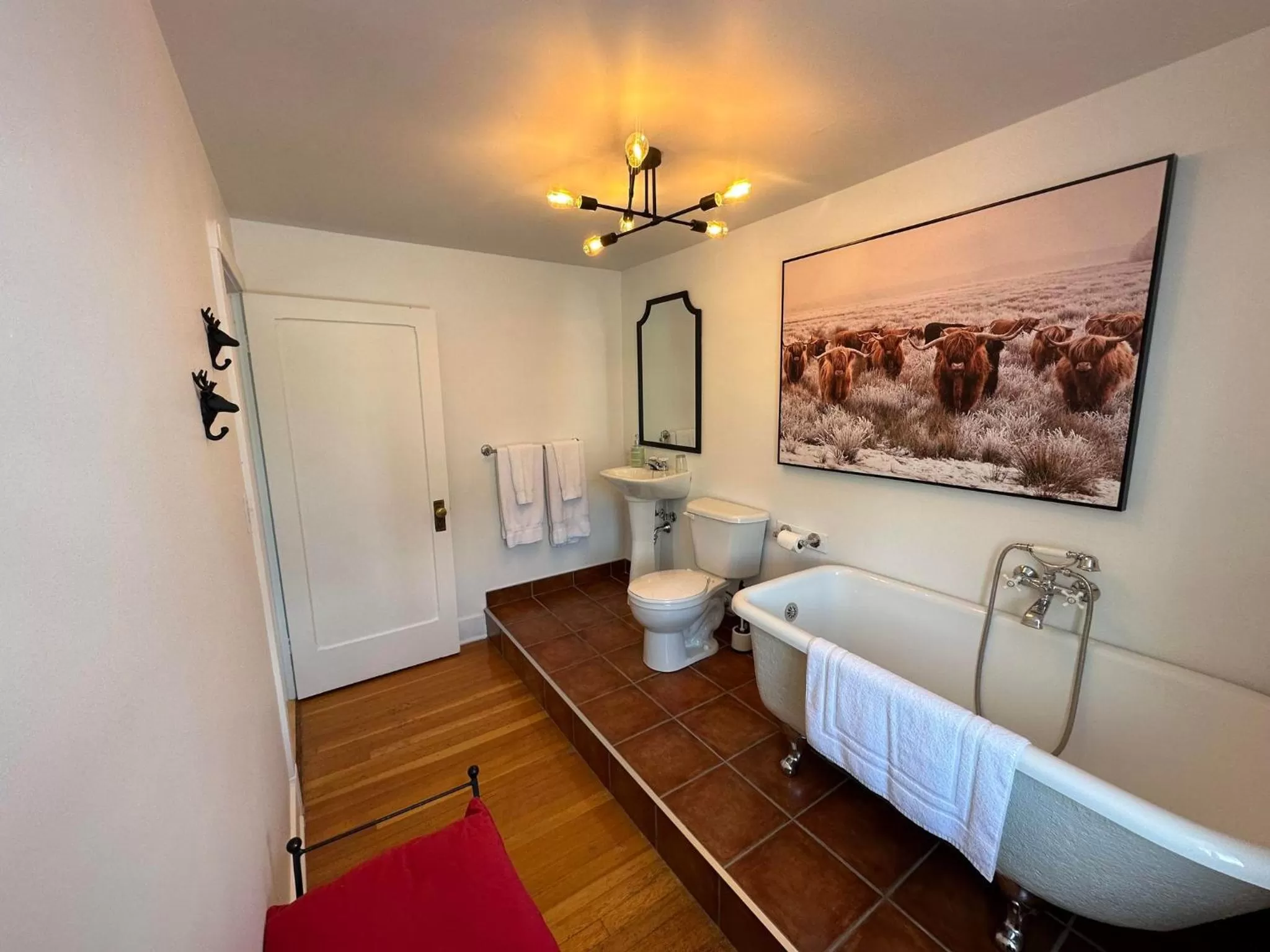 Bathroom in Hôtel Le Rustique