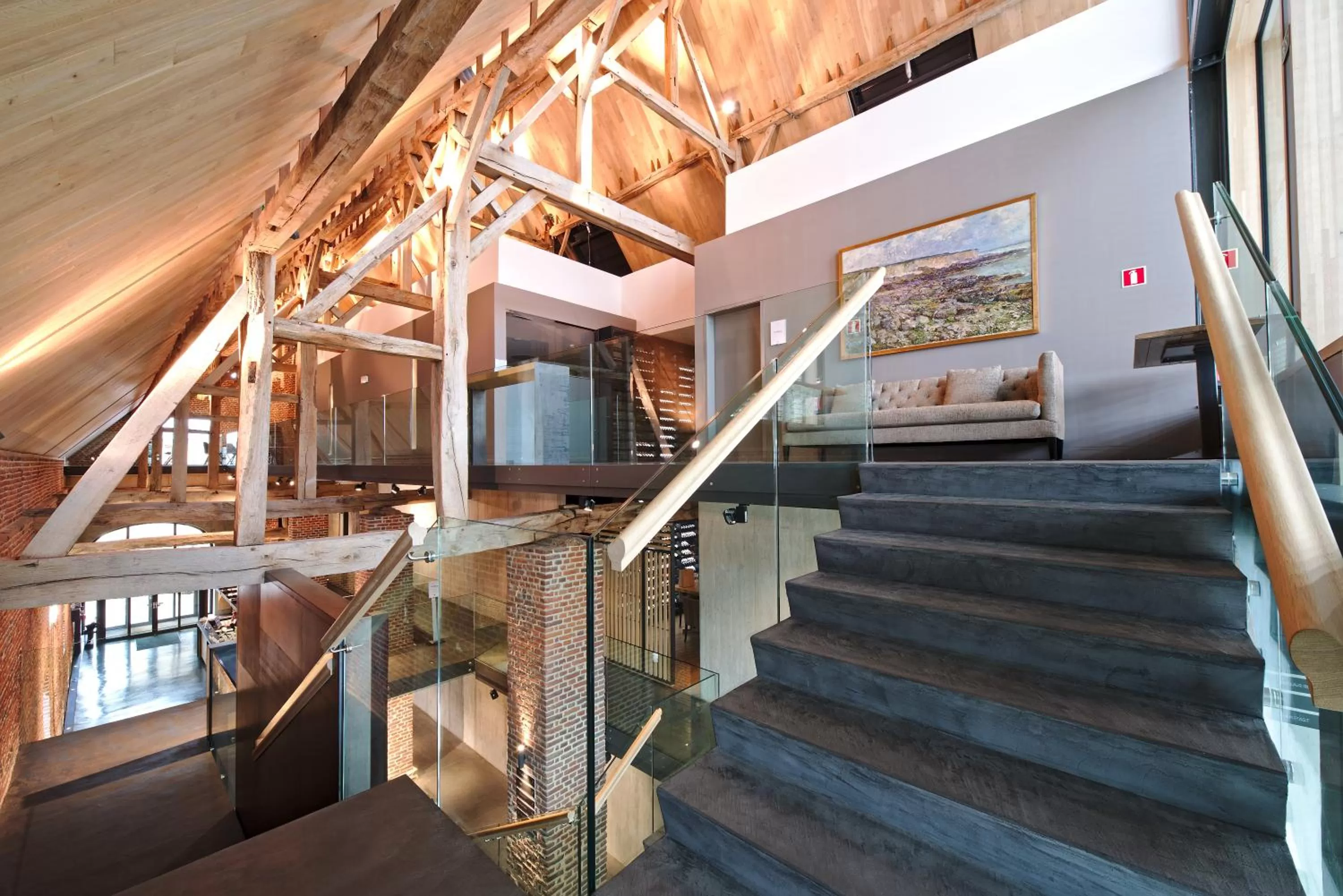 Lobby or reception in Domaine de Naxhelet