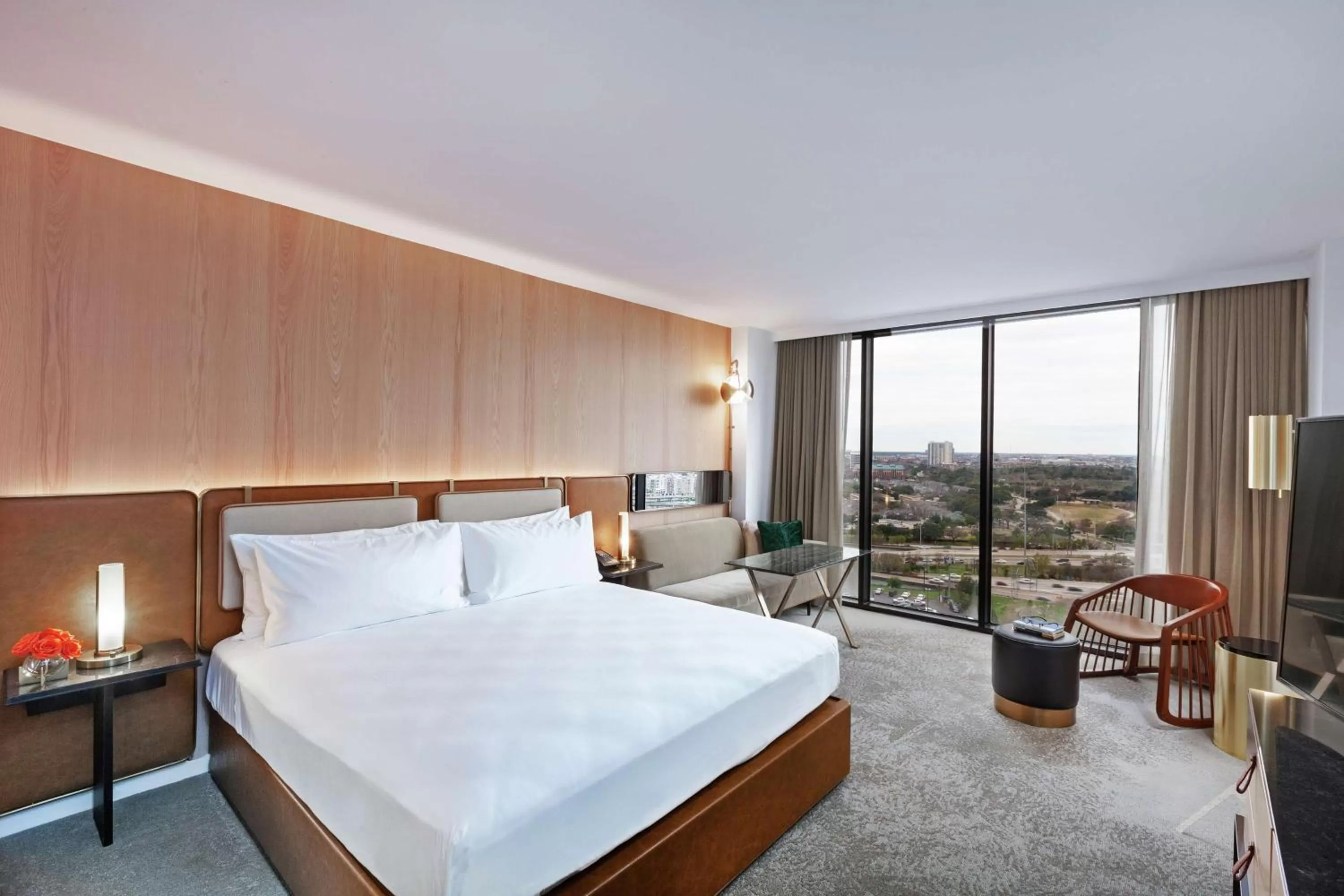 Bed in C. Baldwin, Curio Collection by Hilton