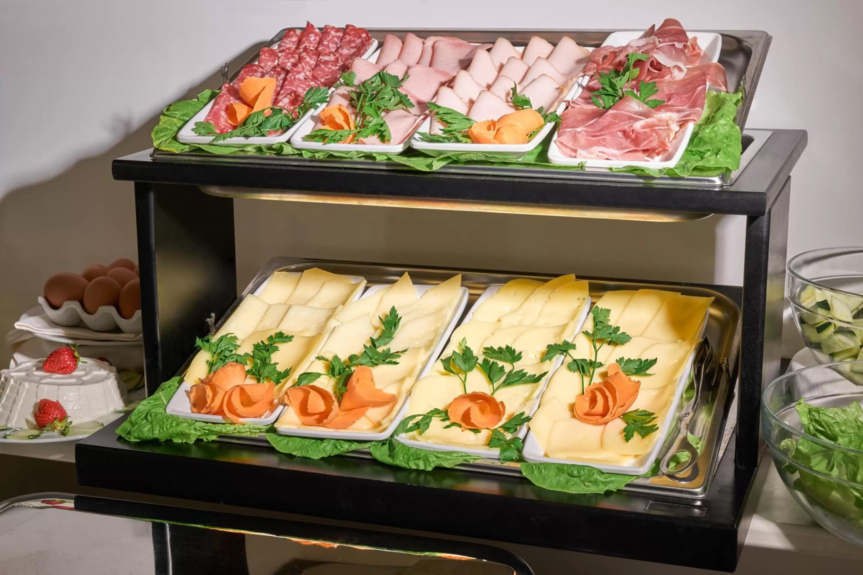 Food and drinks in Hotel Degli Artisti