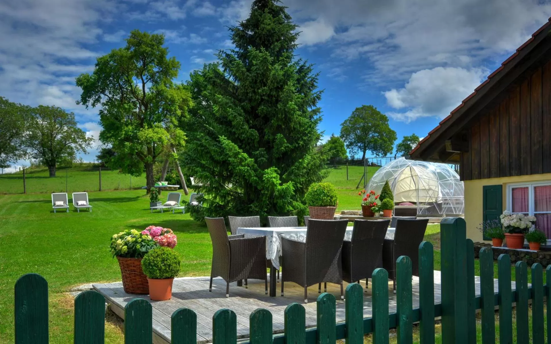 Garden in Boutique Hotel POST ANDECHS