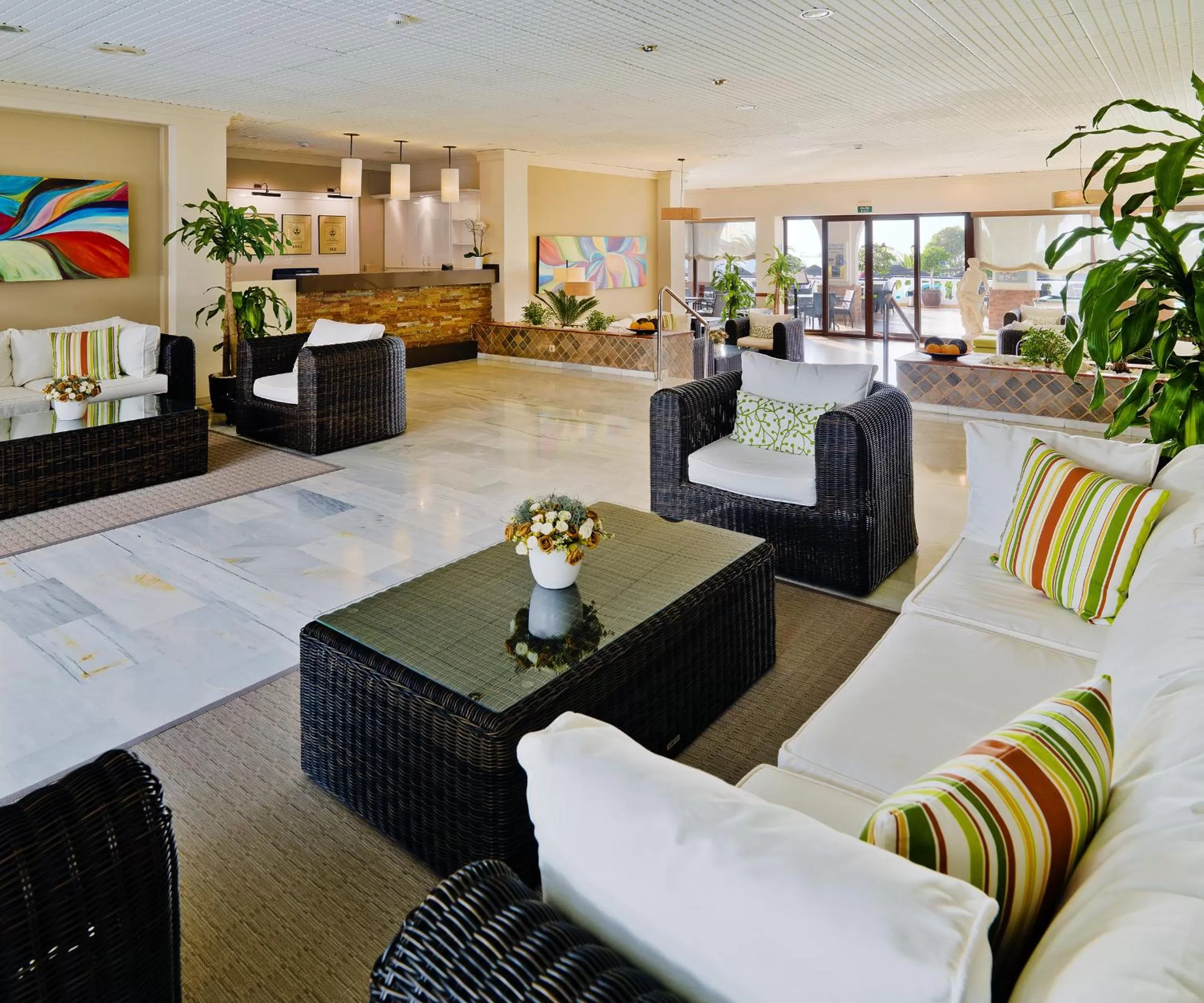Lobby or reception in Regency Torviscas Apartments and Suites