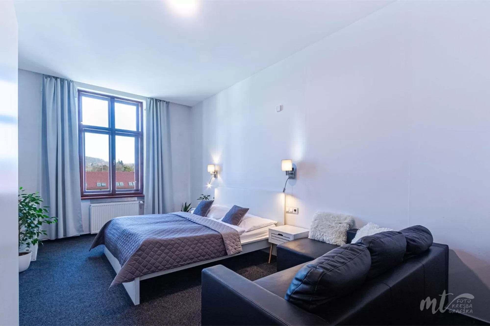 Photo of the whole room, Bed in Hotel Centrum