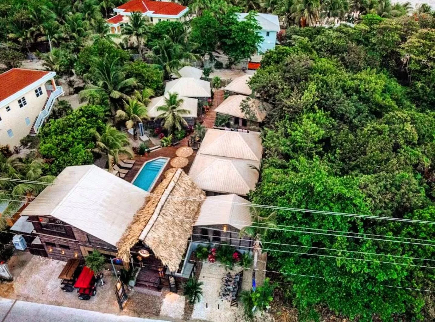 Bird's eye view in PUR Boutique Cabanas, Adults Only