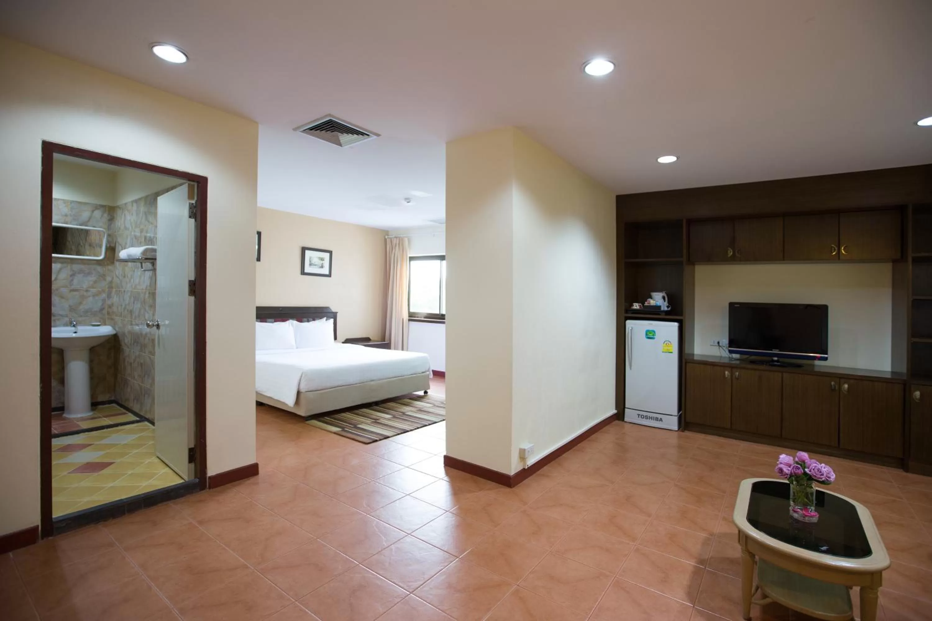 Bed in Night Bazaar Place