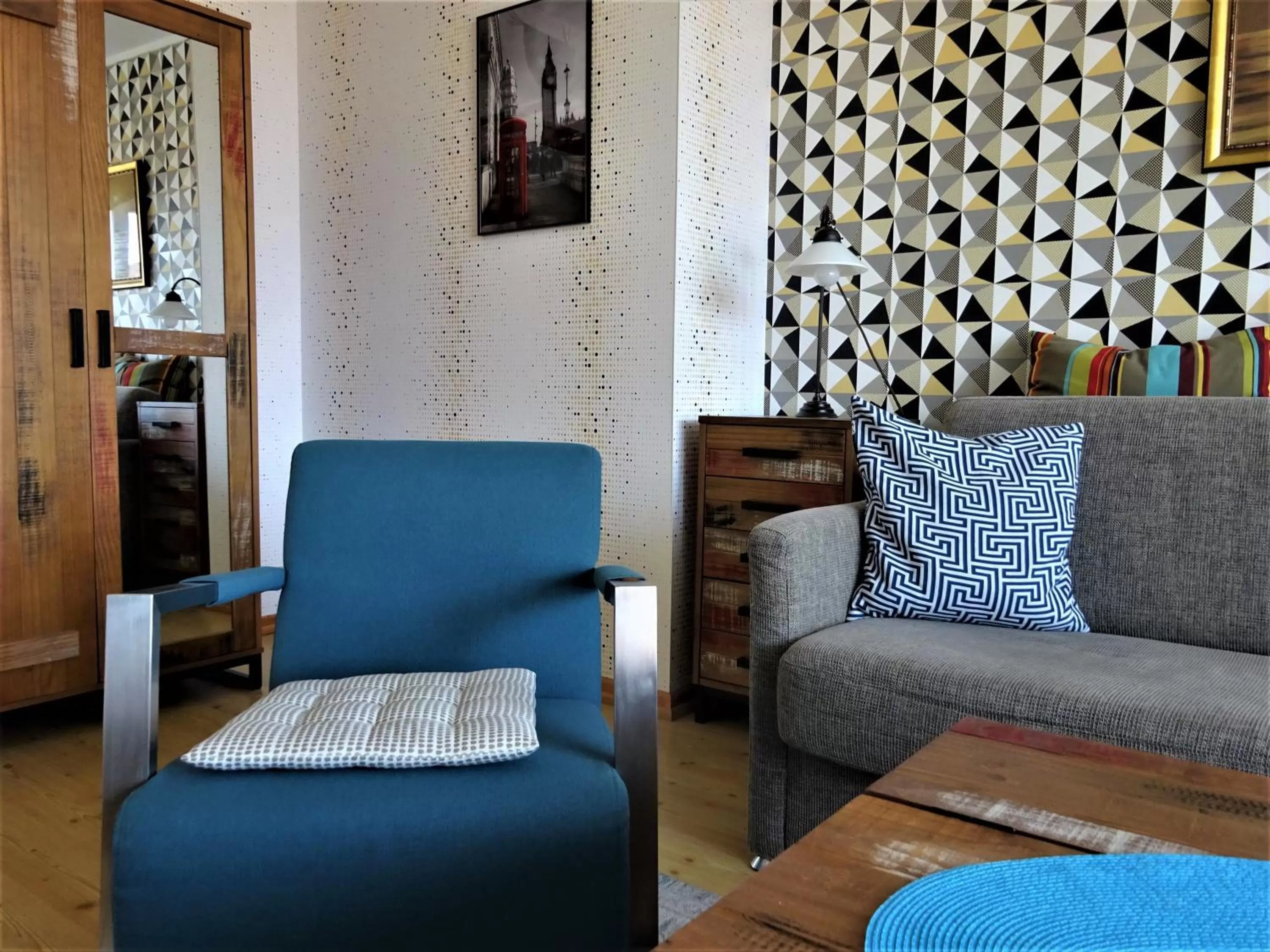 Seating area in Hotel Pension Zur Fährbrücke