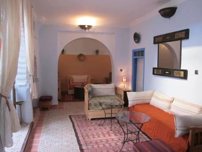 Bed in Hôtel Ras El Maa