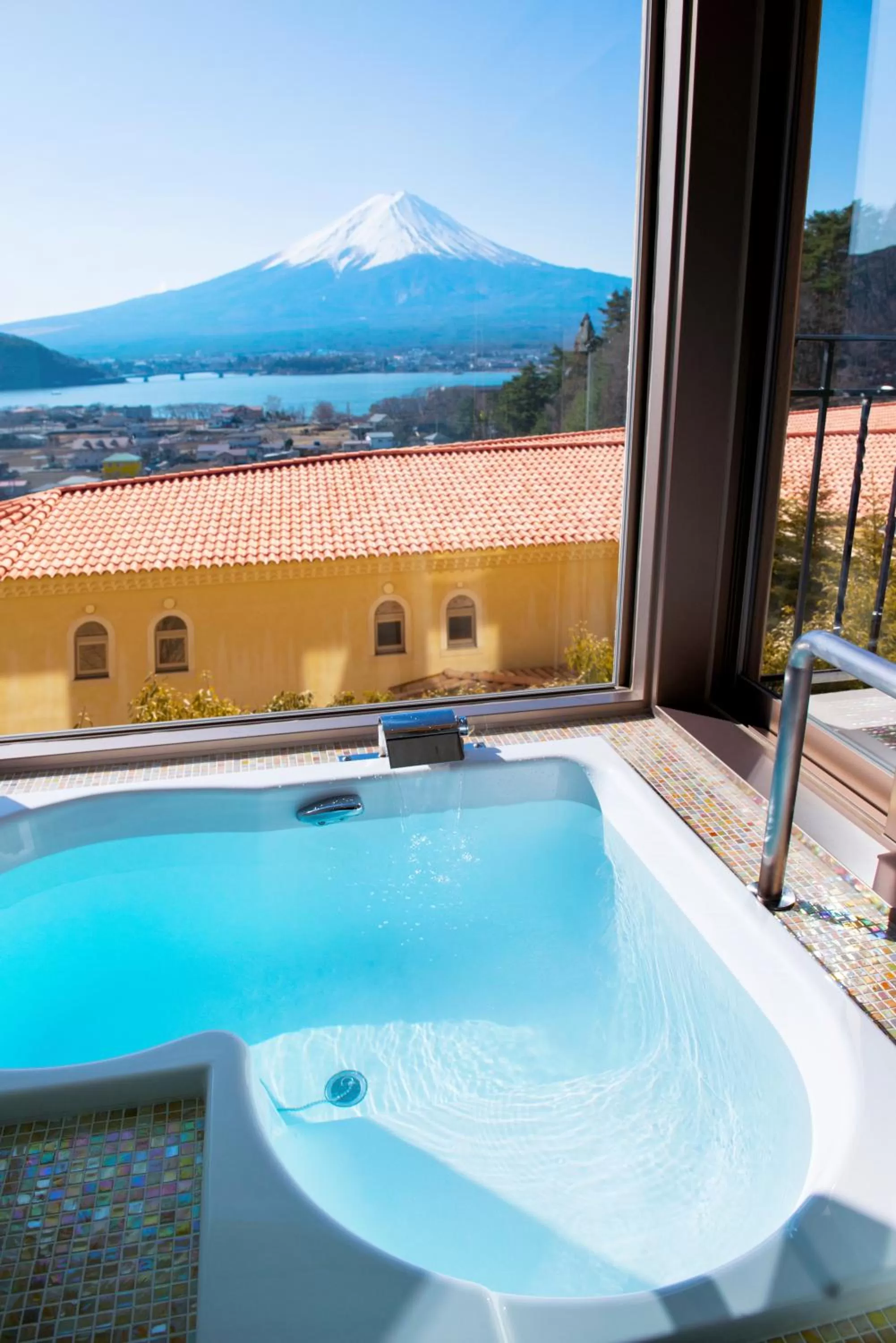 Bathroom in La Vista Fujikawaguchiko