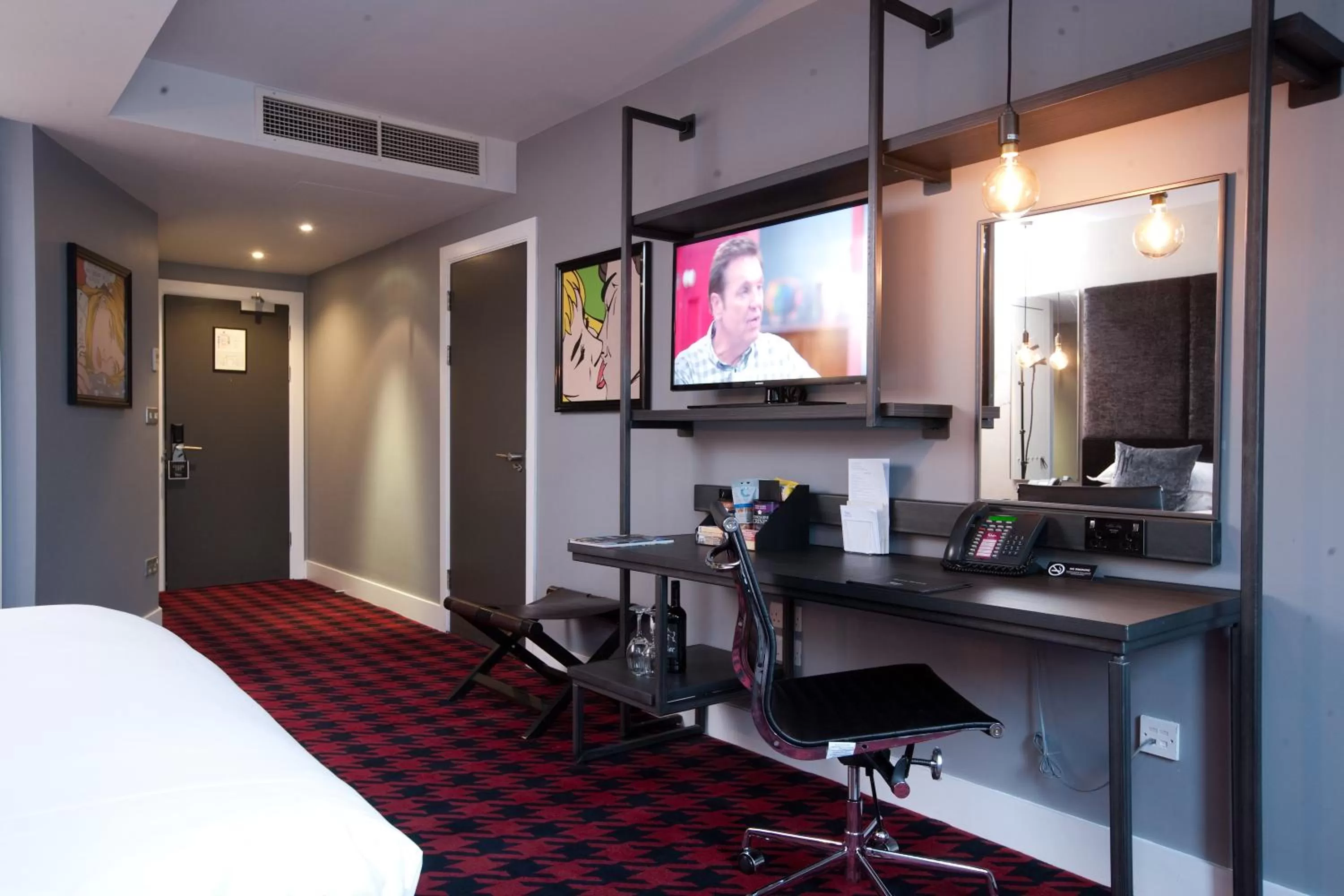 Bedroom, Bed in Malmaison Birmingham