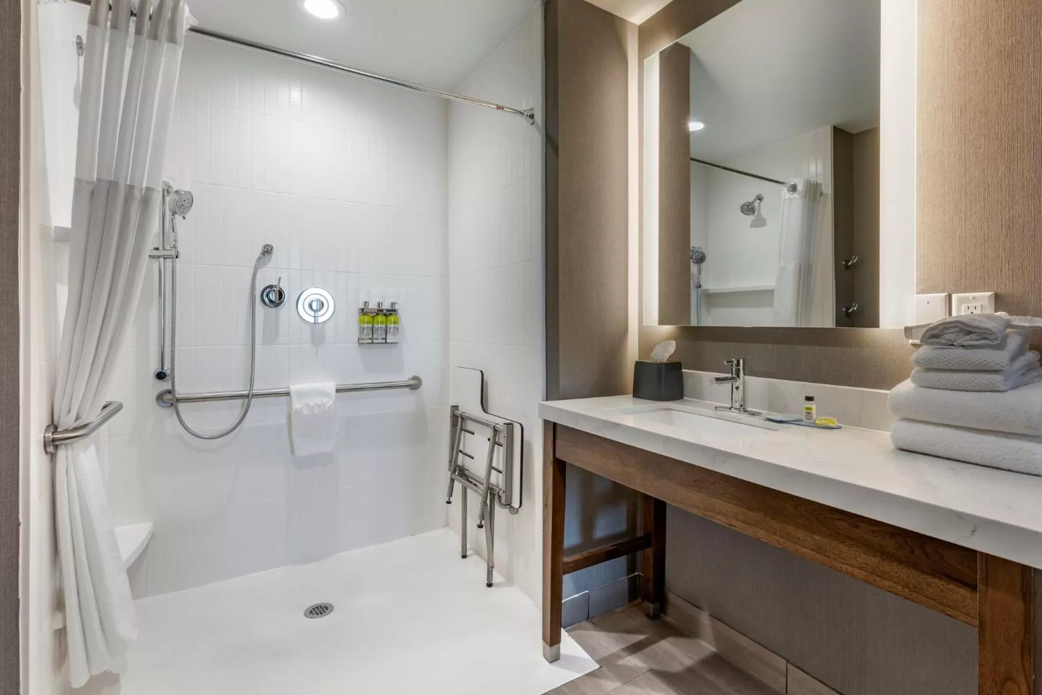 Bathroom in Staybridge Suites Grand Prairie Near Epic Central by IHG