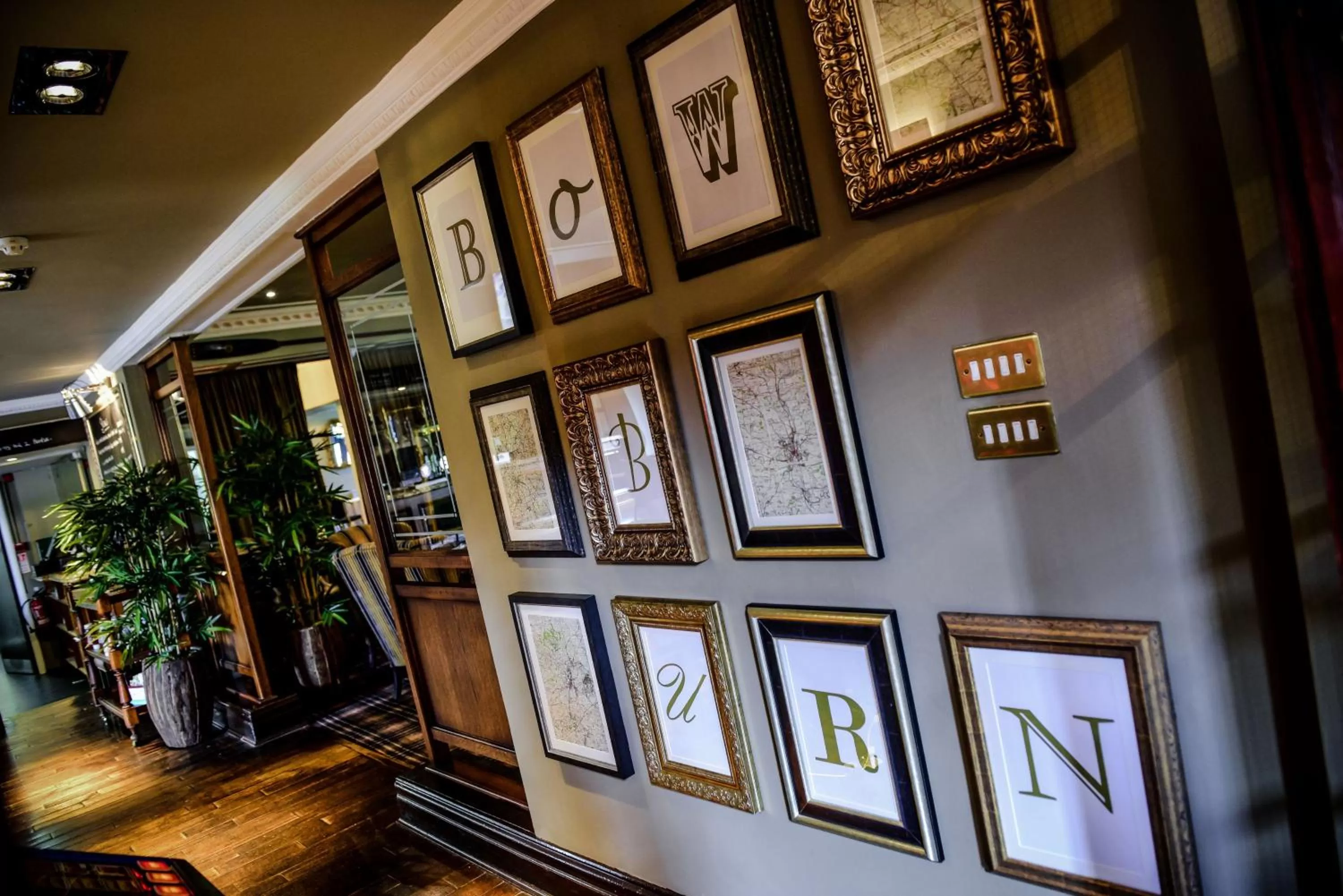 Dining area in Bowburn Hall Hotel