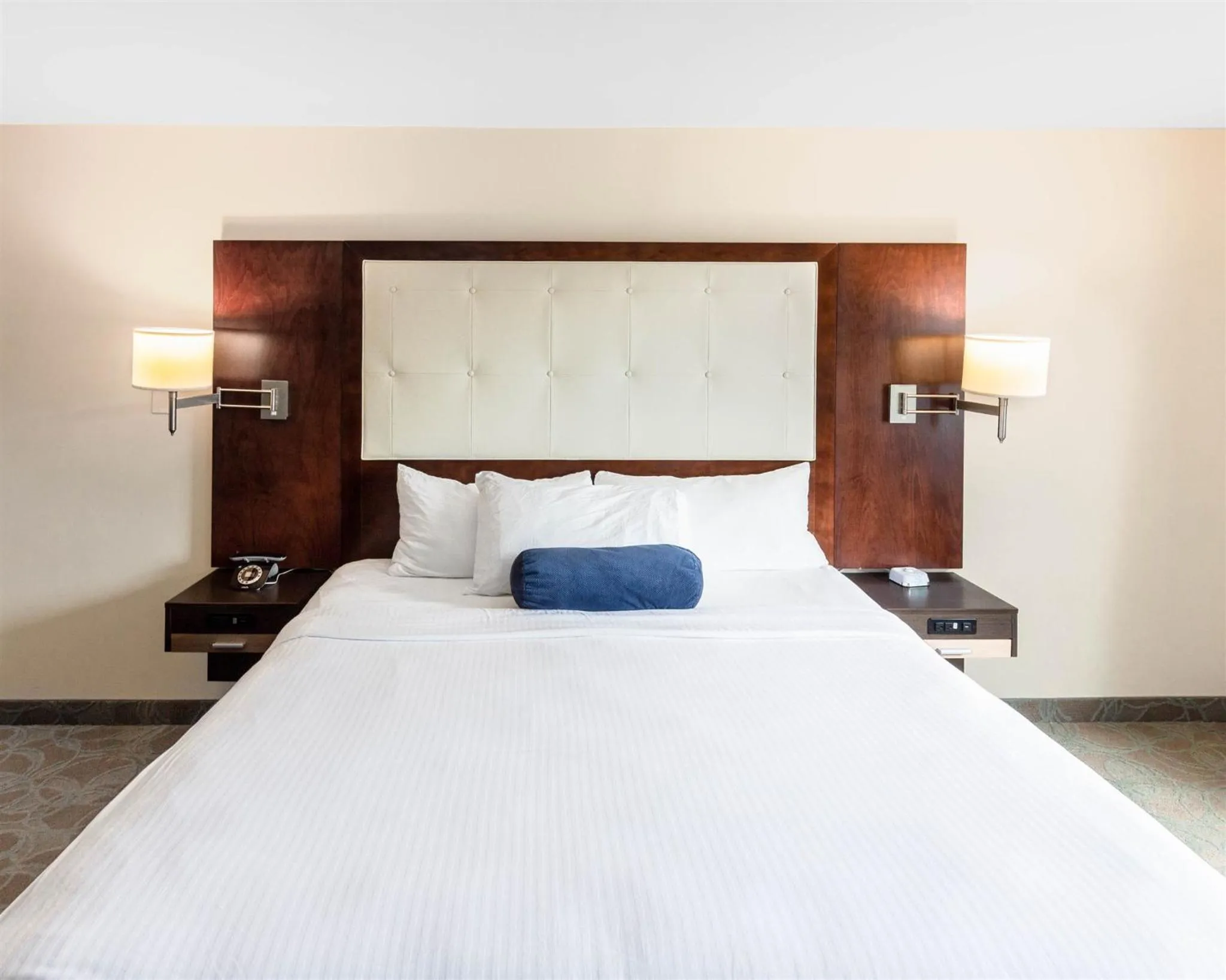 Bed in Aqua Blue Hotel