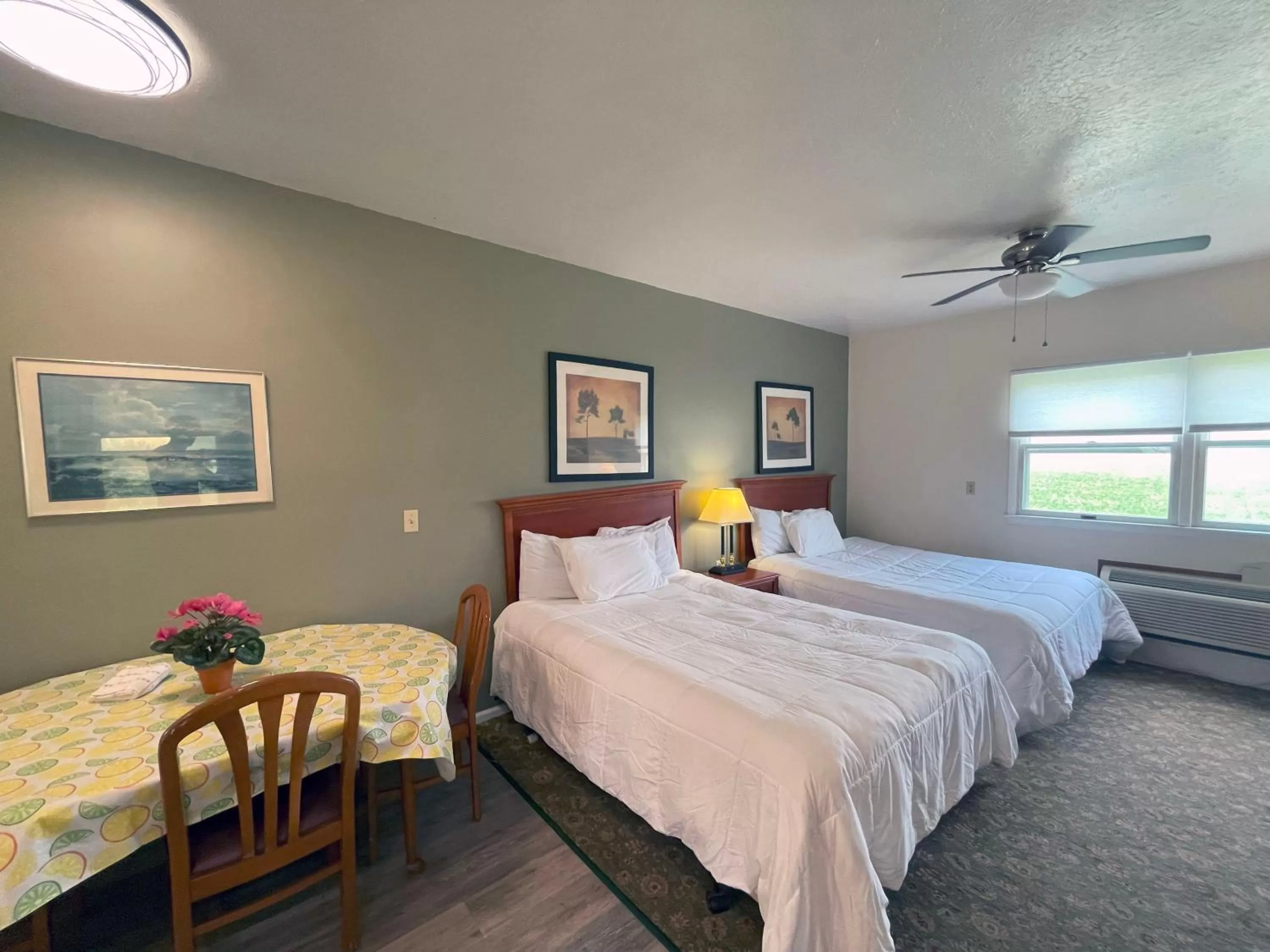 Bed in Plantation Motel