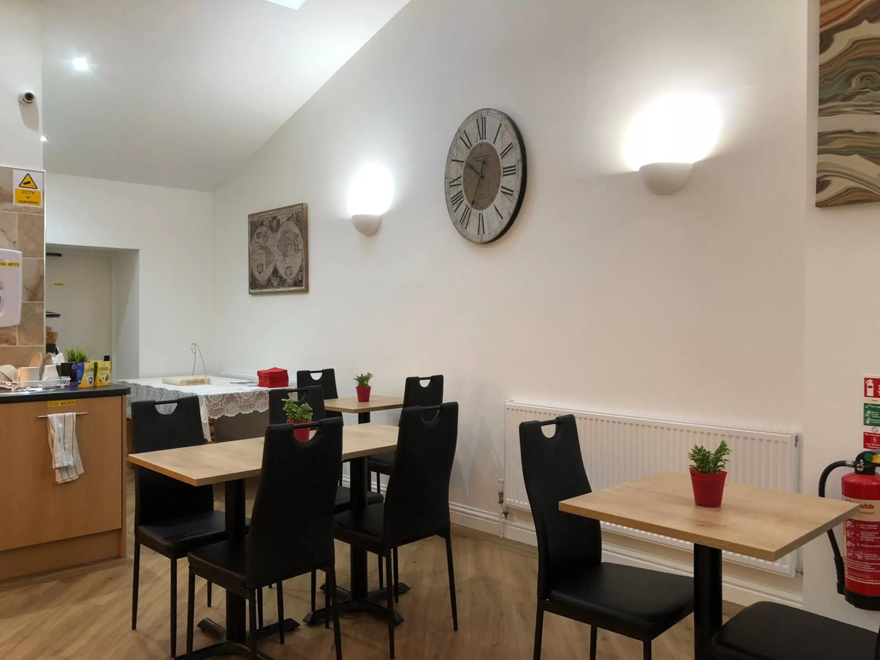 Communal kitchen in Fir Tree Barn
