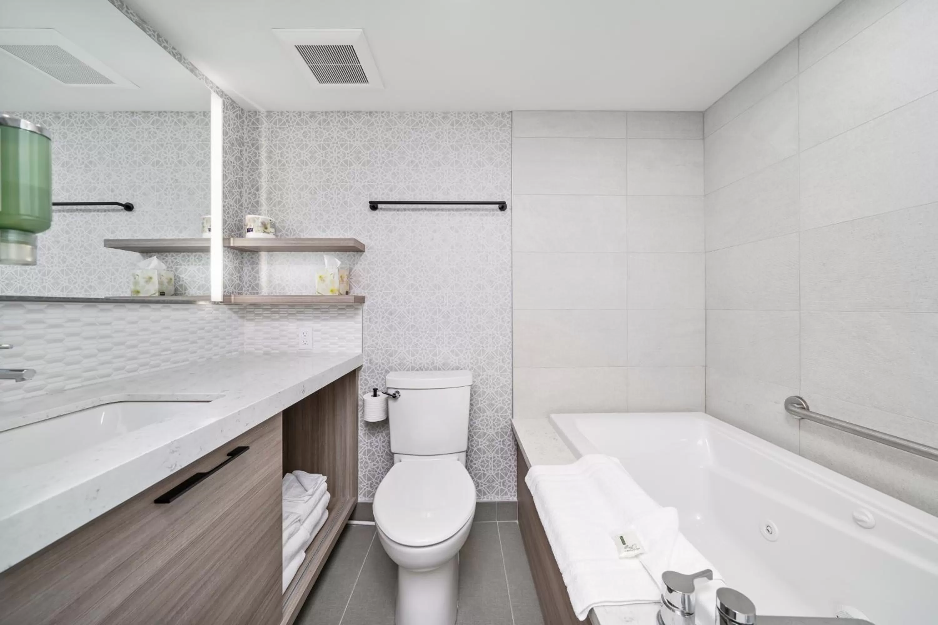 Shower in Lake Louise Inn