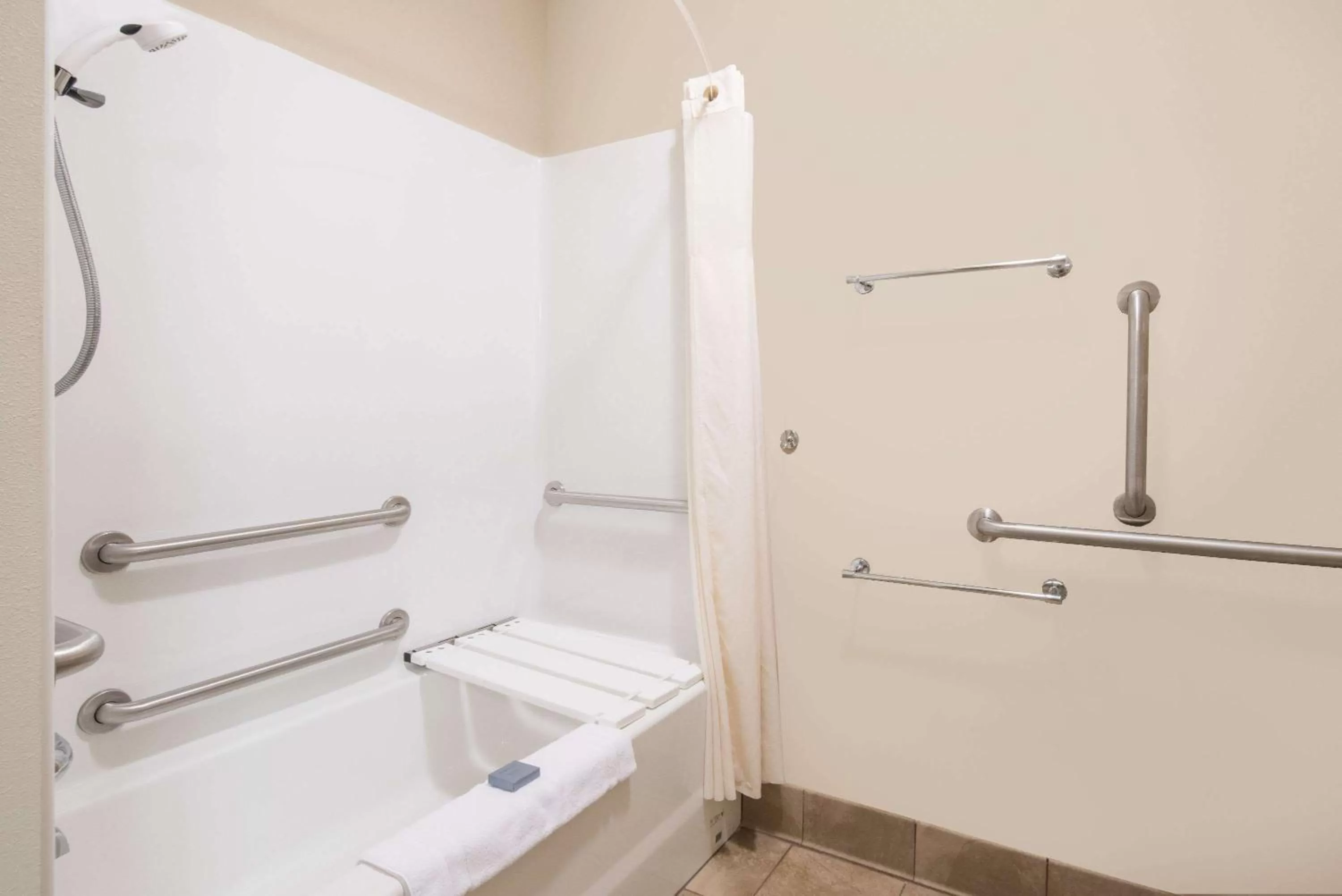 Bathroom in Hawthorn Extended Stay by Wyndham Dickinson