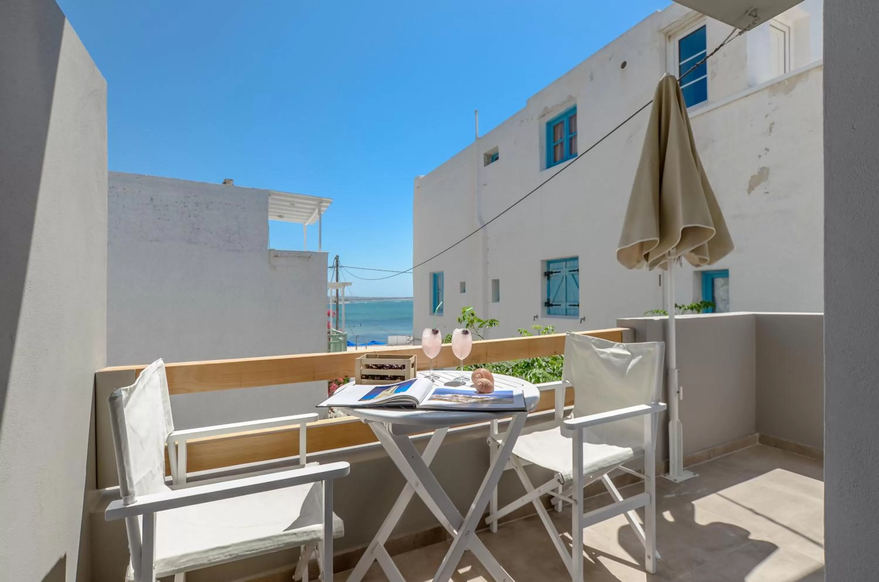 Balcony/Terrace in Panormos Hotel and Studios