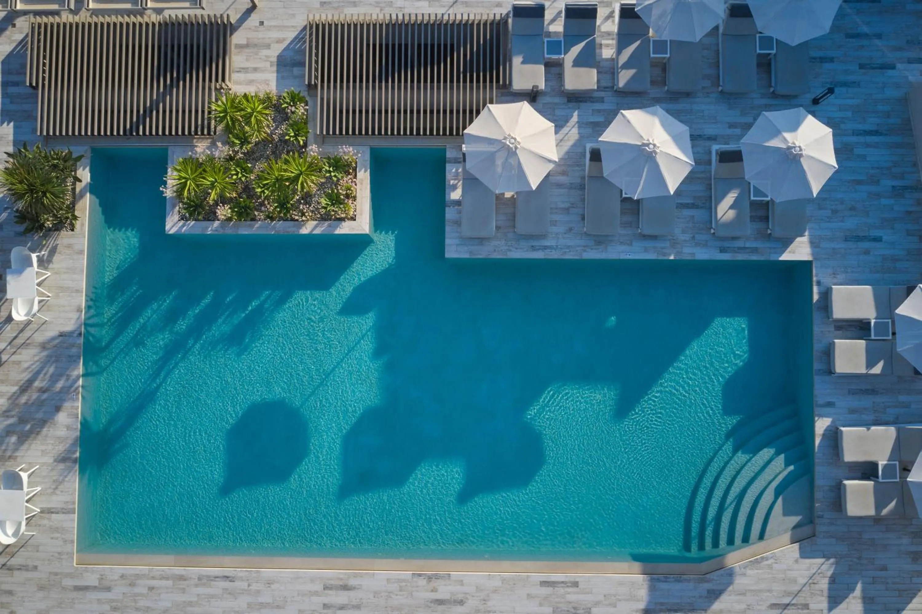 Swimming pool in Atlantica Amalthia Beach Hotel - Adults Only