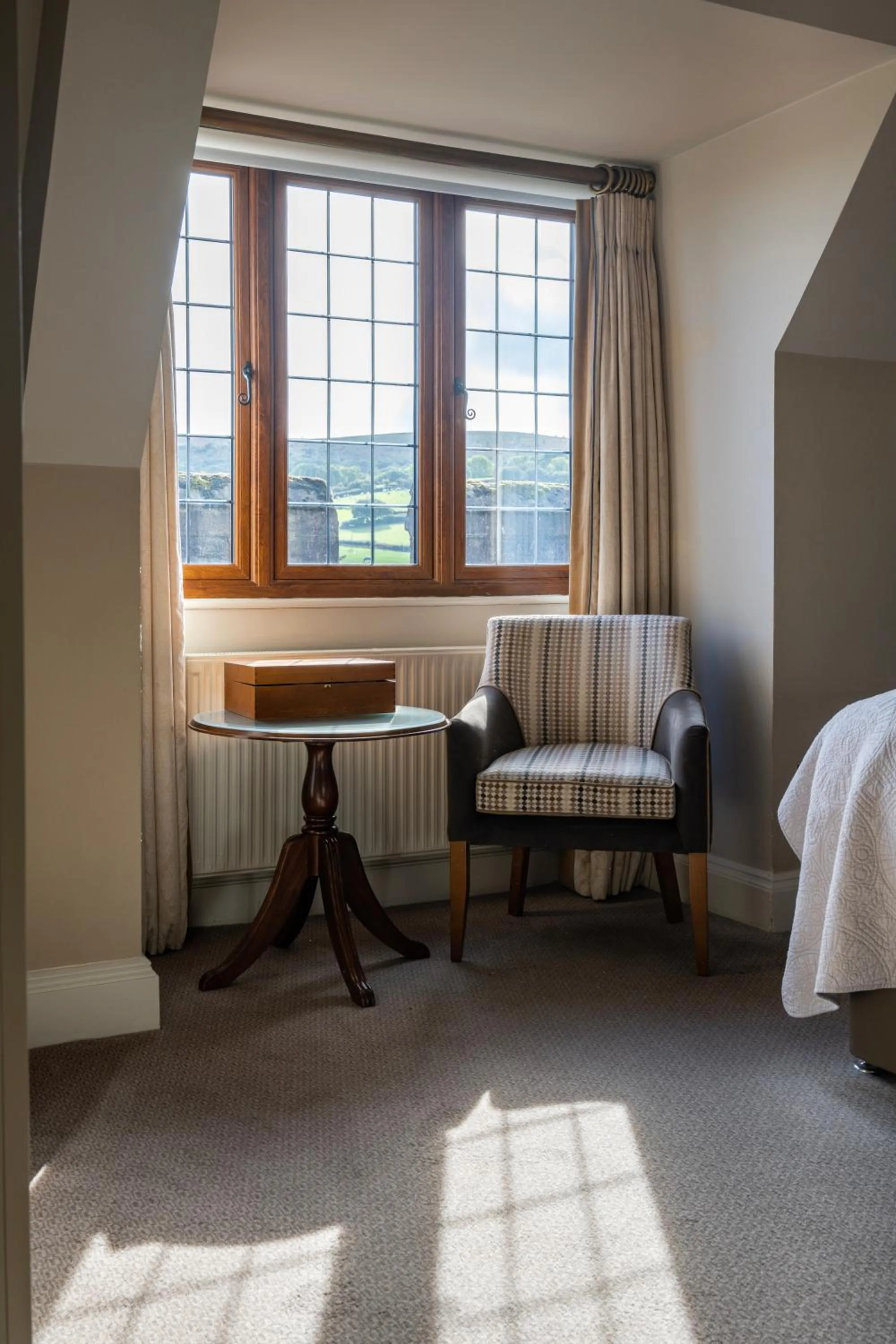 Bedroom, Bed in Bovey Castle