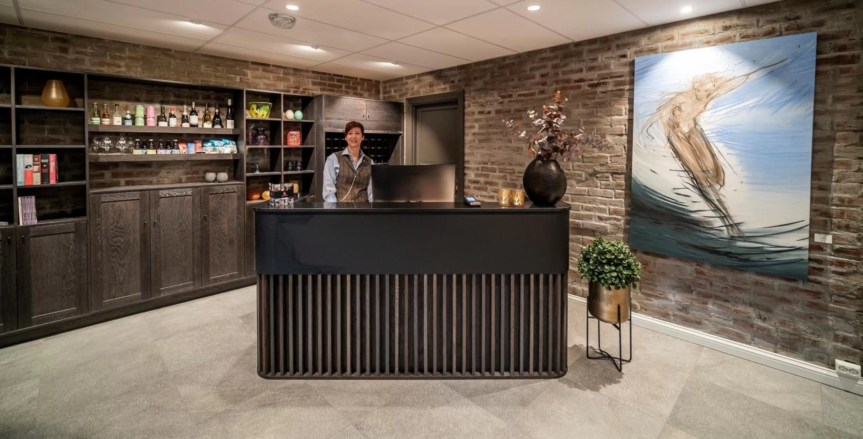 Lobby or reception in Aksjemøllen - by Classic Norway Hotels