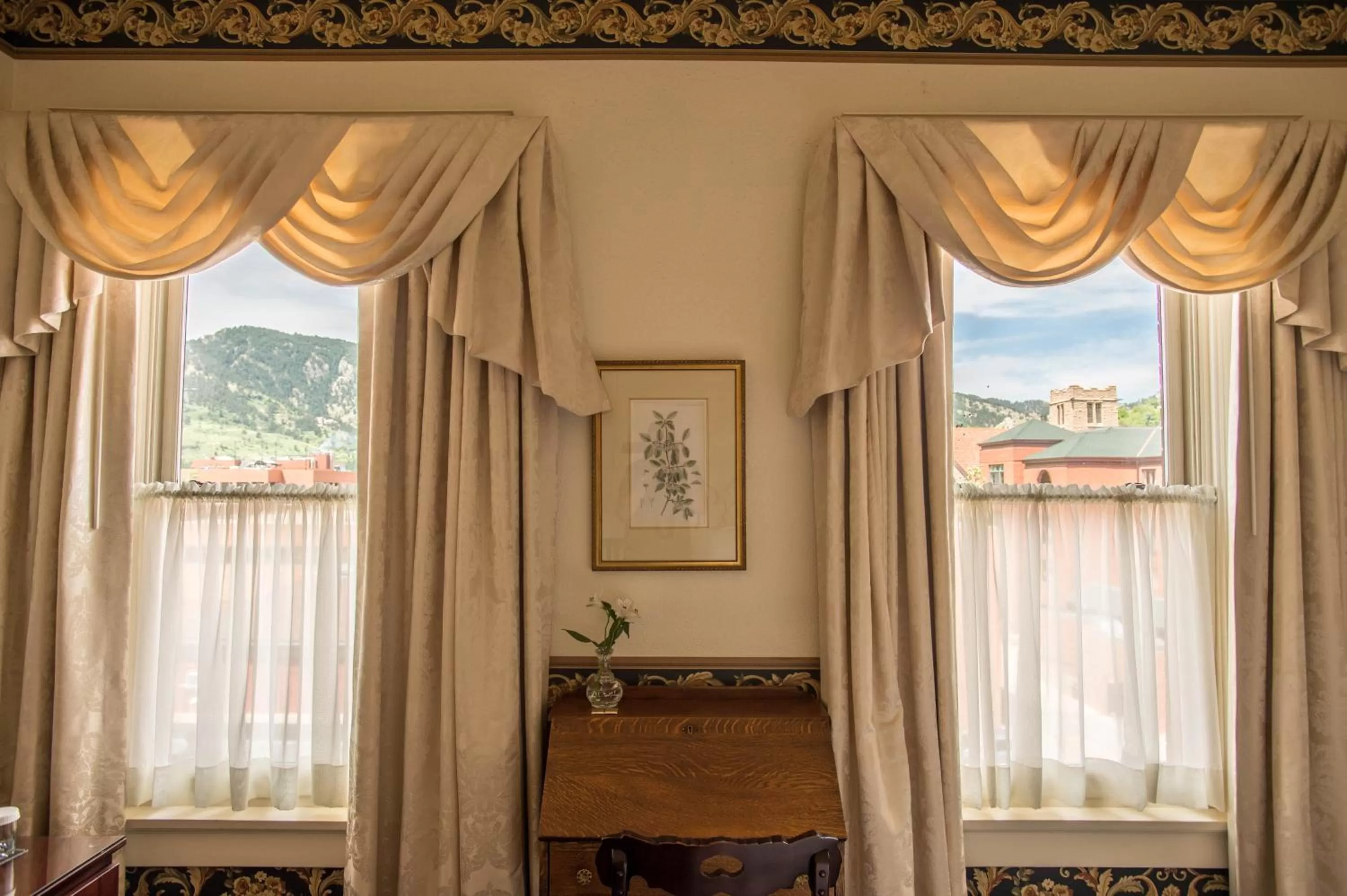 Mountain view in Hotel Boulderado