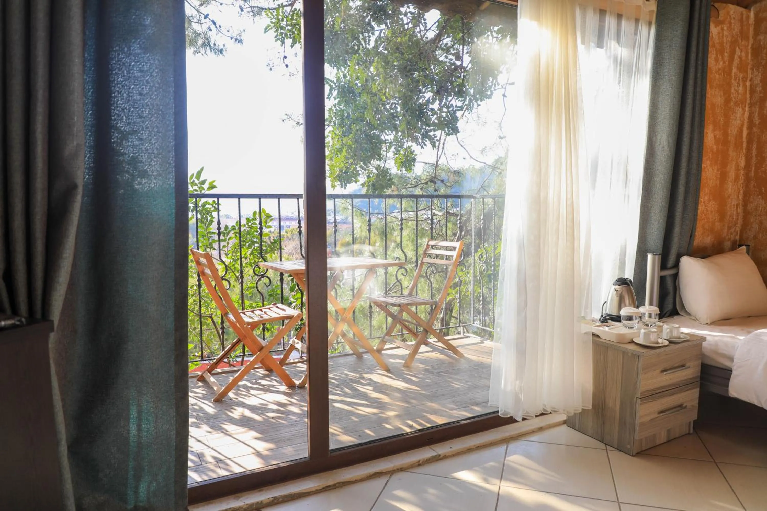 Patio, Bed in Symbola Oludeniz Beach Hotel