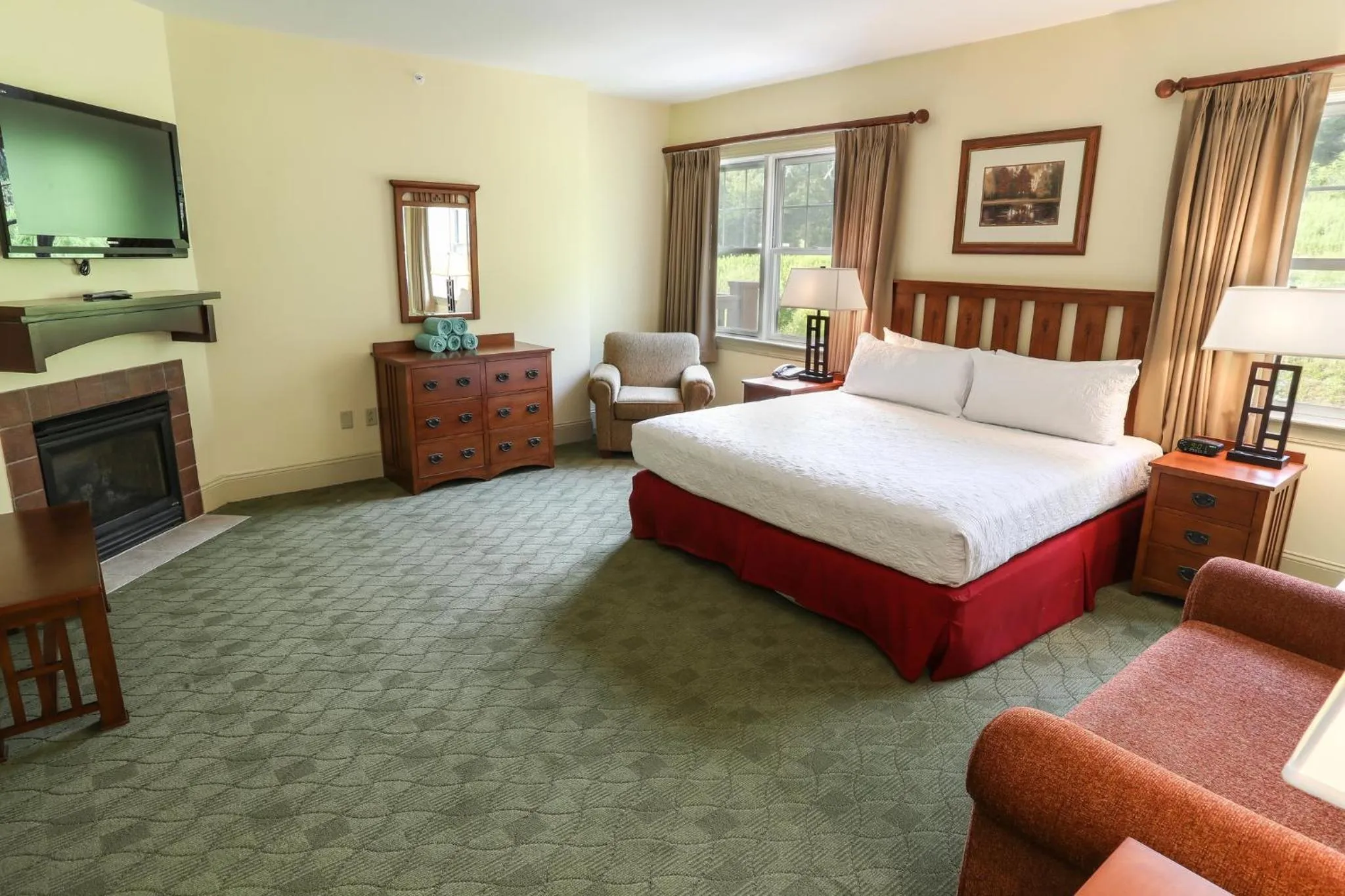 Photo of the whole room, Bed in Kaatskill Mountain Club and Condos by Hunter Mountain