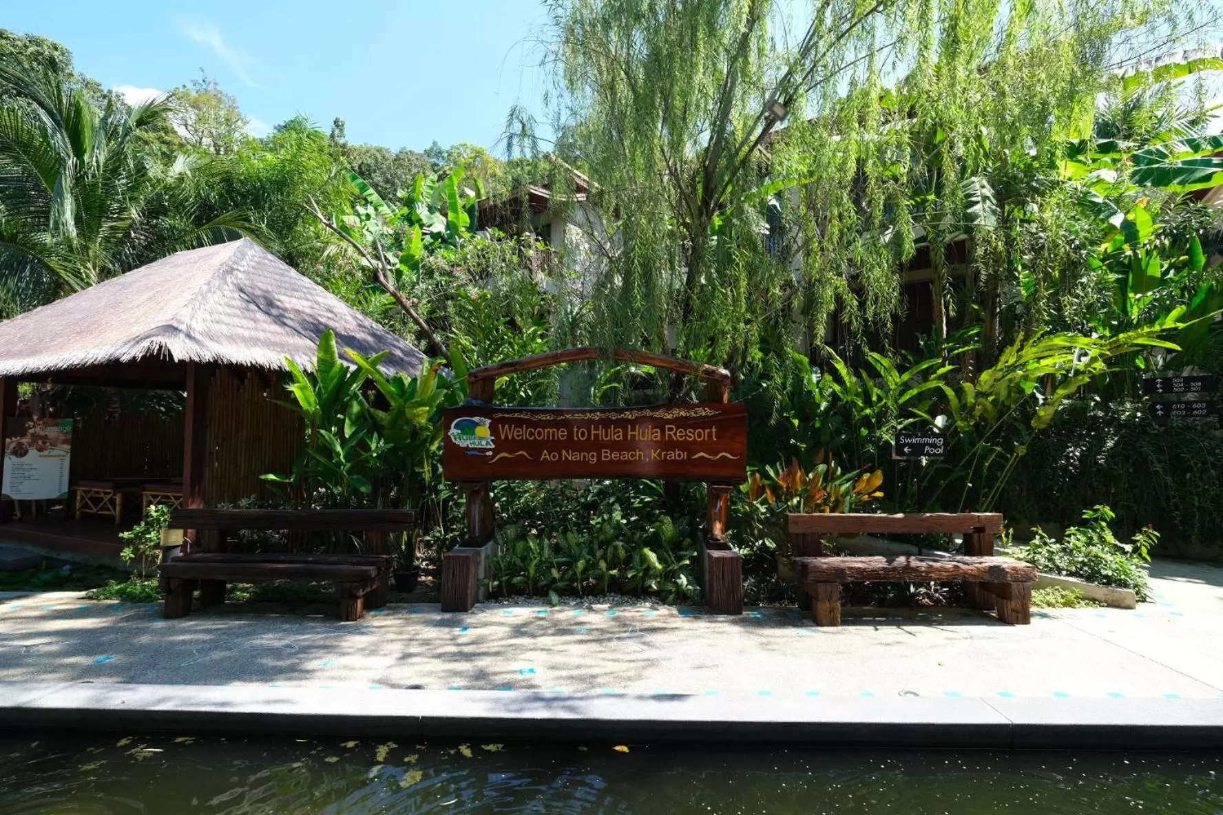 Garden in Hula Hula Resort, Ao Nang
