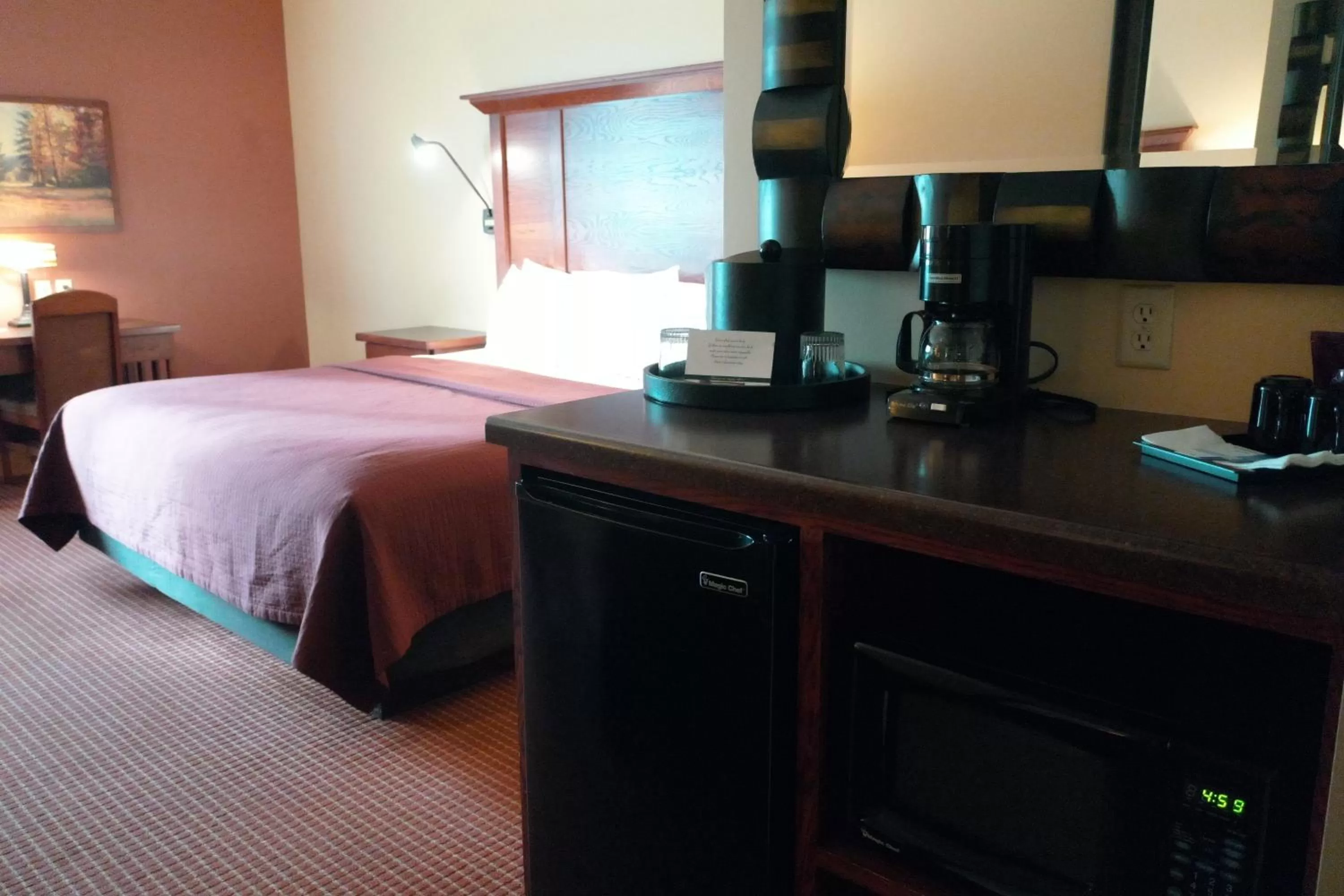 Bed in Timberlake Lodge