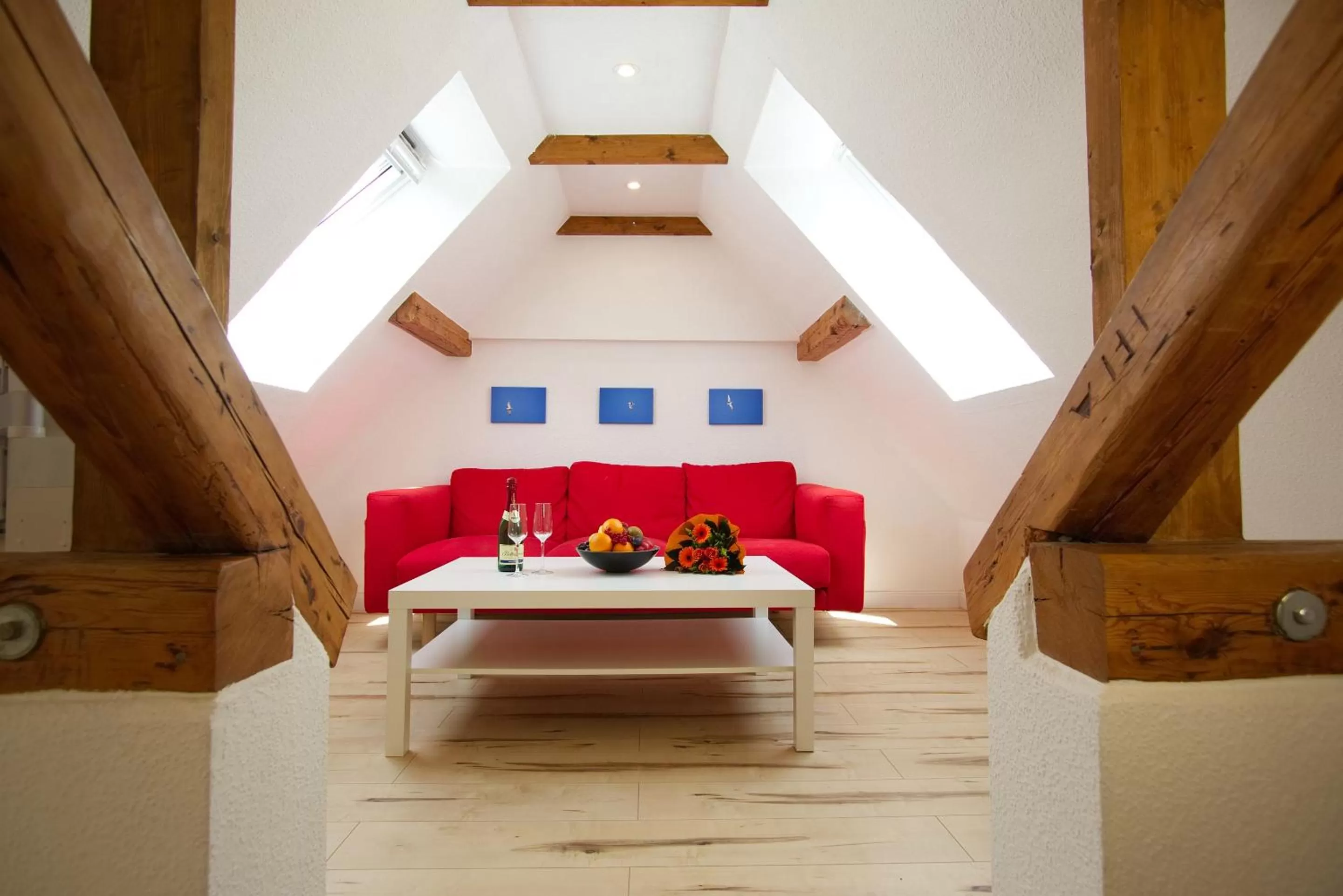 Bed in Pfannkuchenhaus Fehmarn