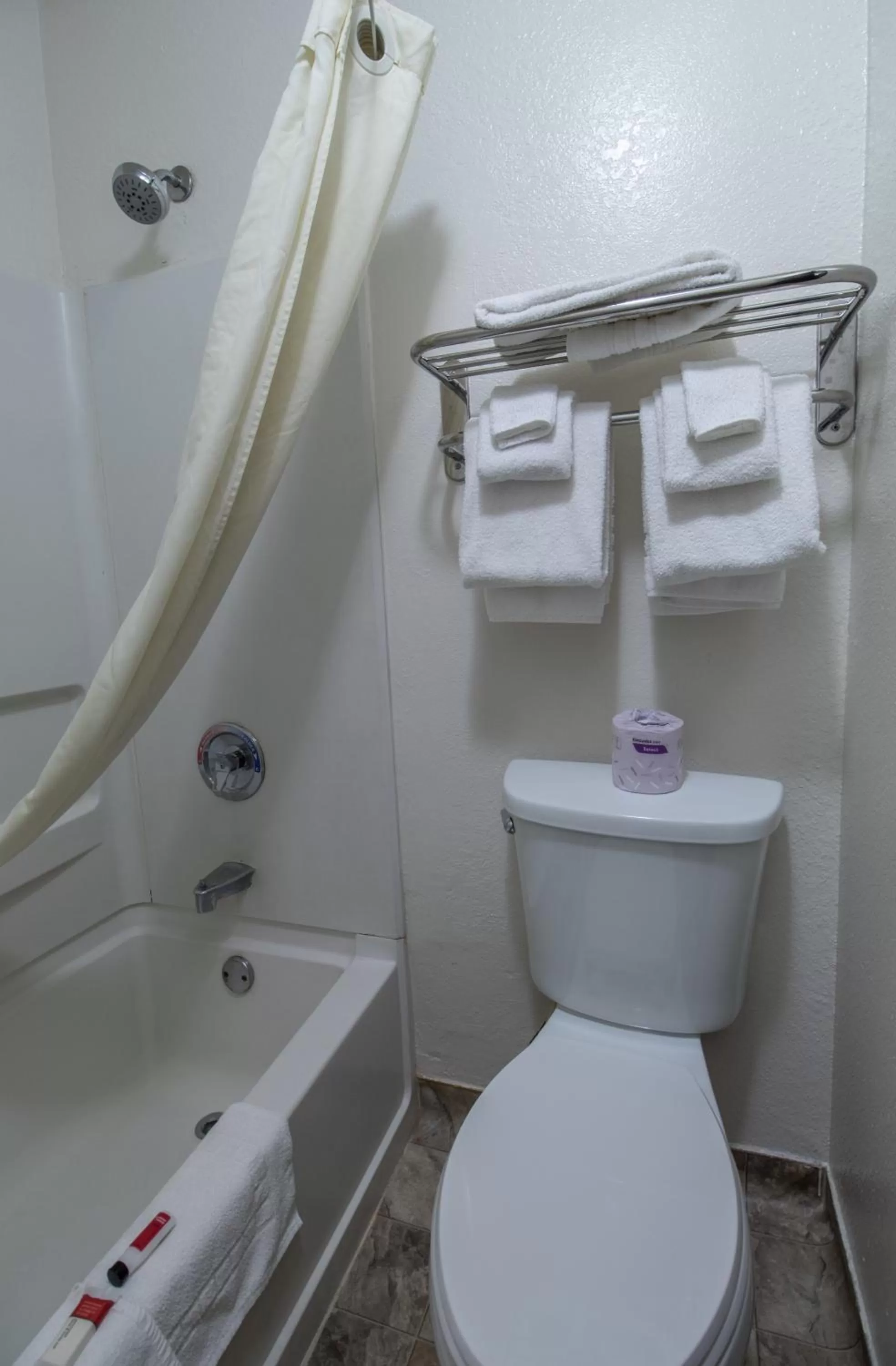 Bathroom in Super 8 by Wyndham Arcata