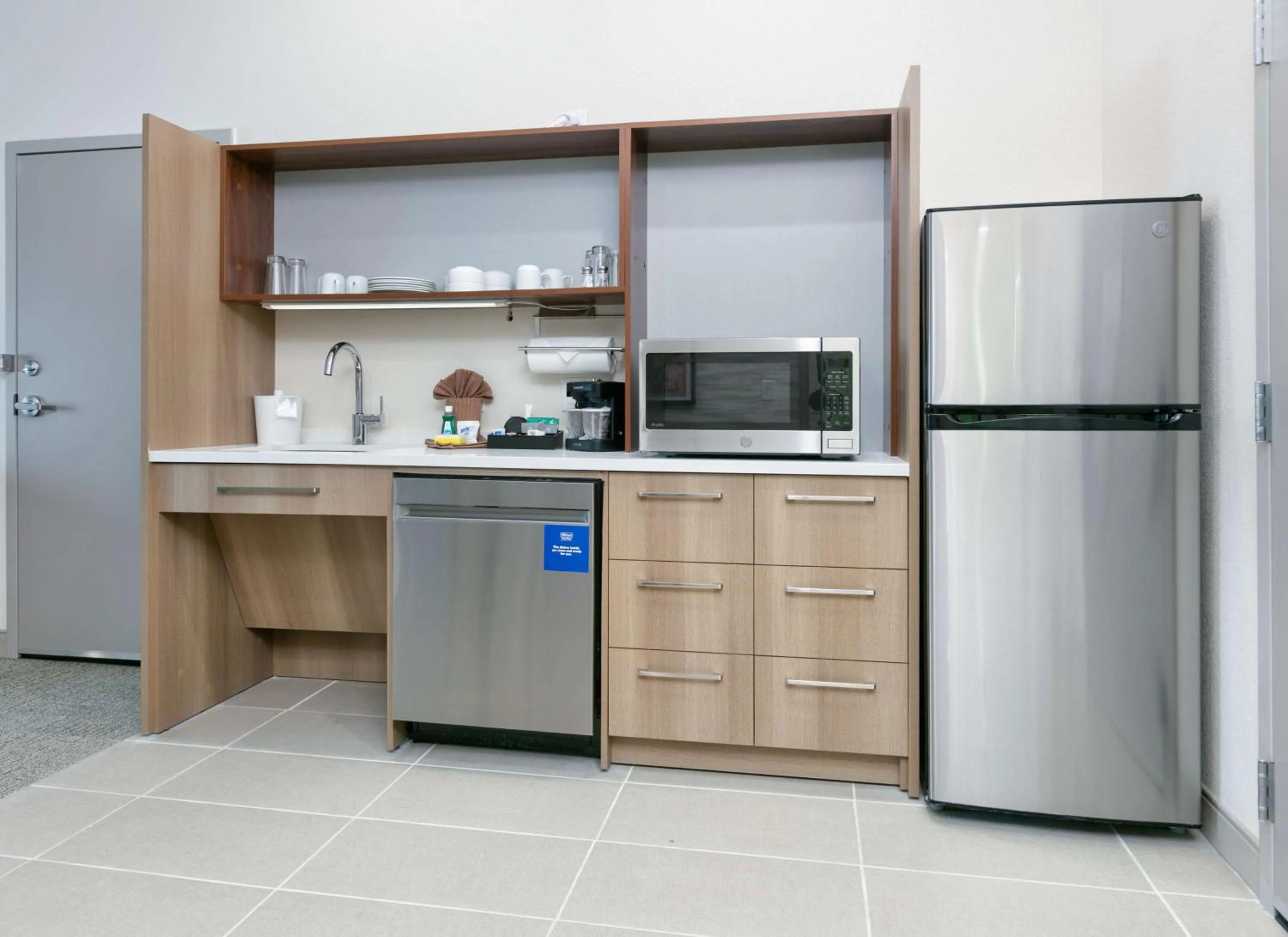 Kitchen or kitchenette in Home2 Suites By Hilton El Campo