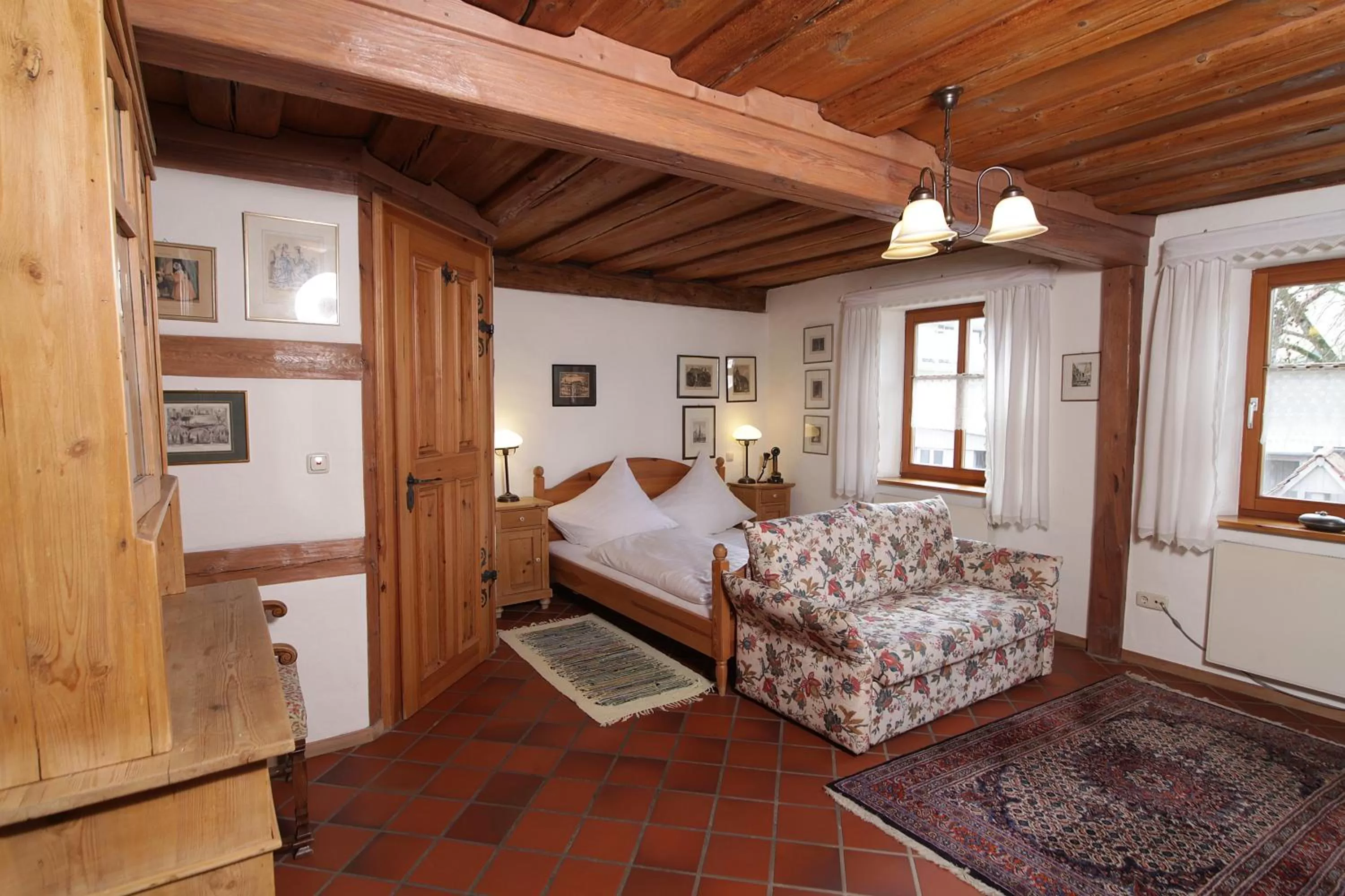 Bedroom, Bed in Hotel und Gasthof Ritter St. Georg