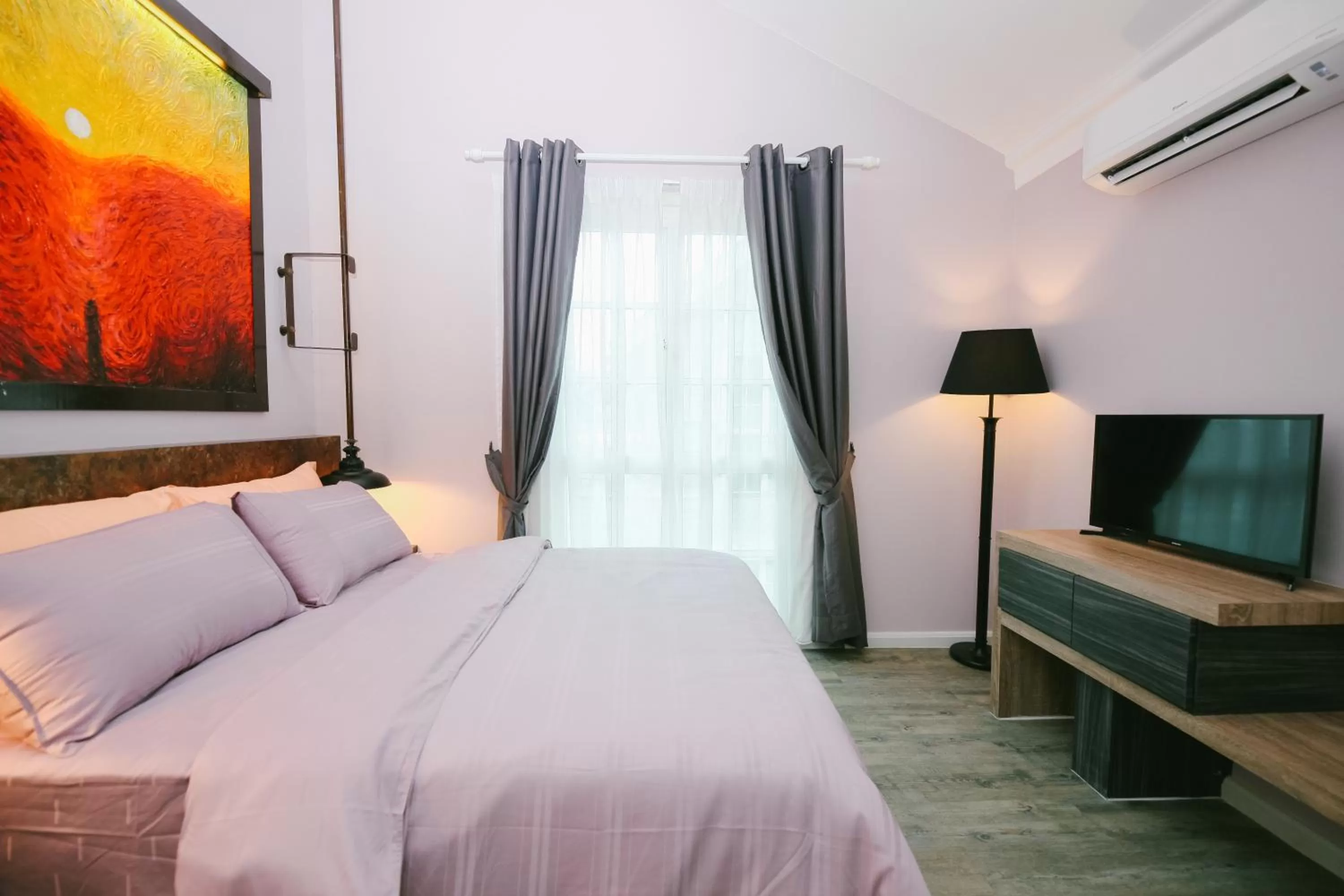 Bed in Royale Chenang Resort