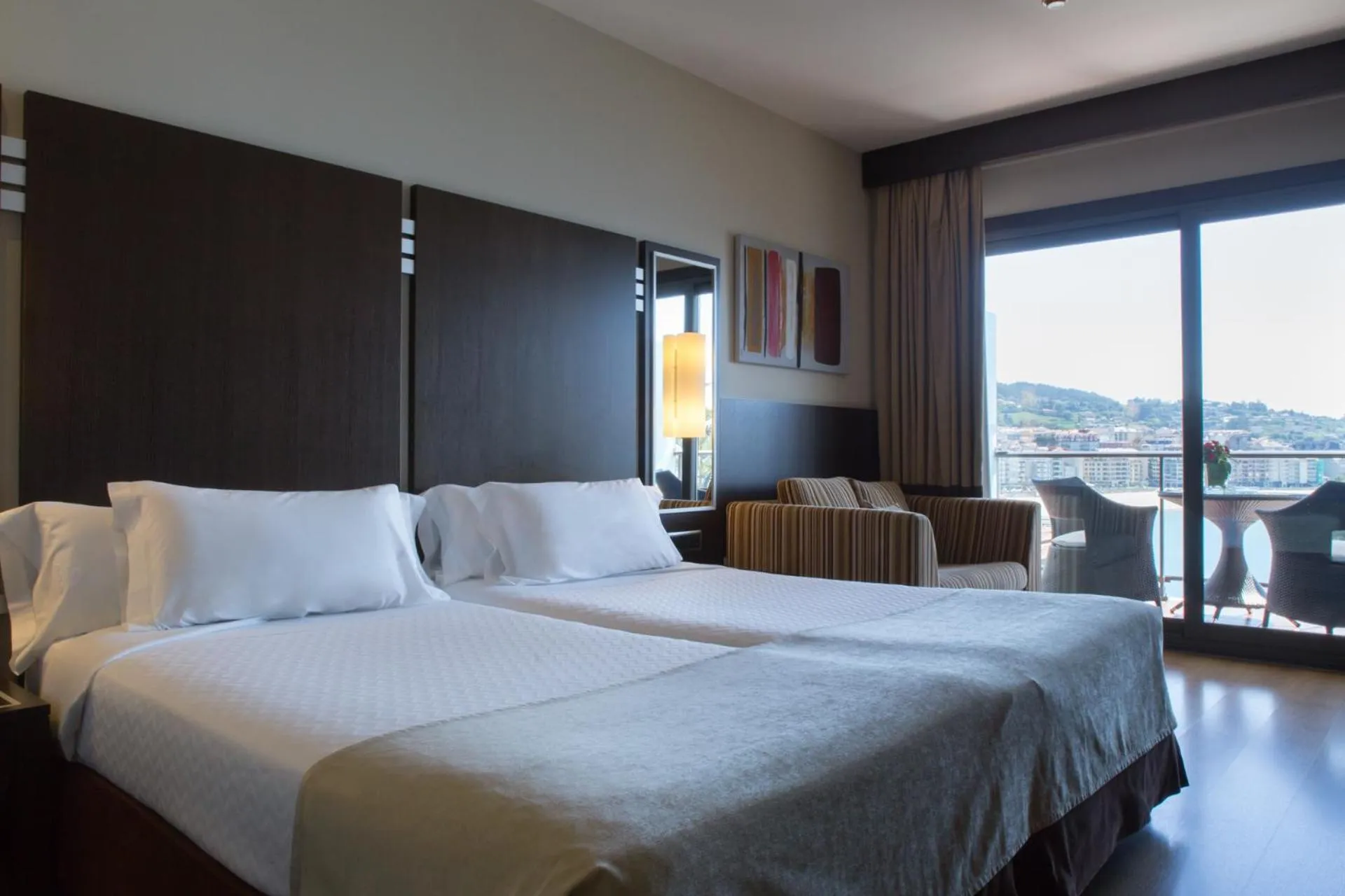 Bed in Gran Talaso Hotel Sanxenxo