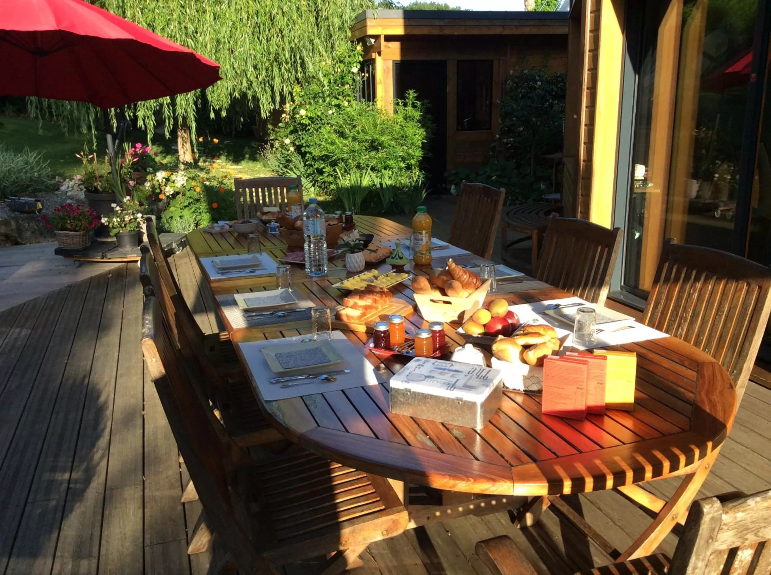 Breakfast in Les Chambres D'oriane