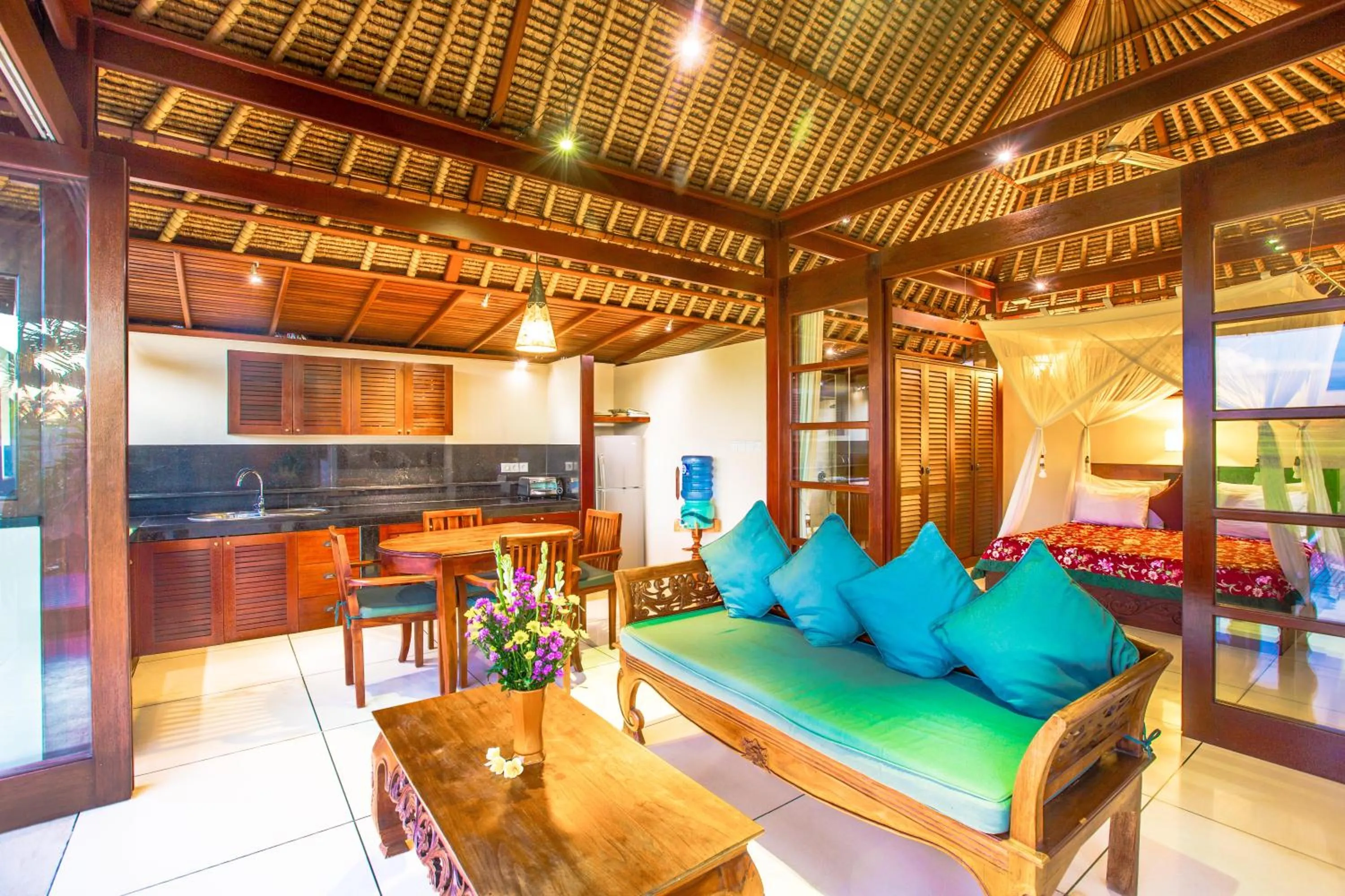 Kitchen or kitchenette in Bali Harmony Villa