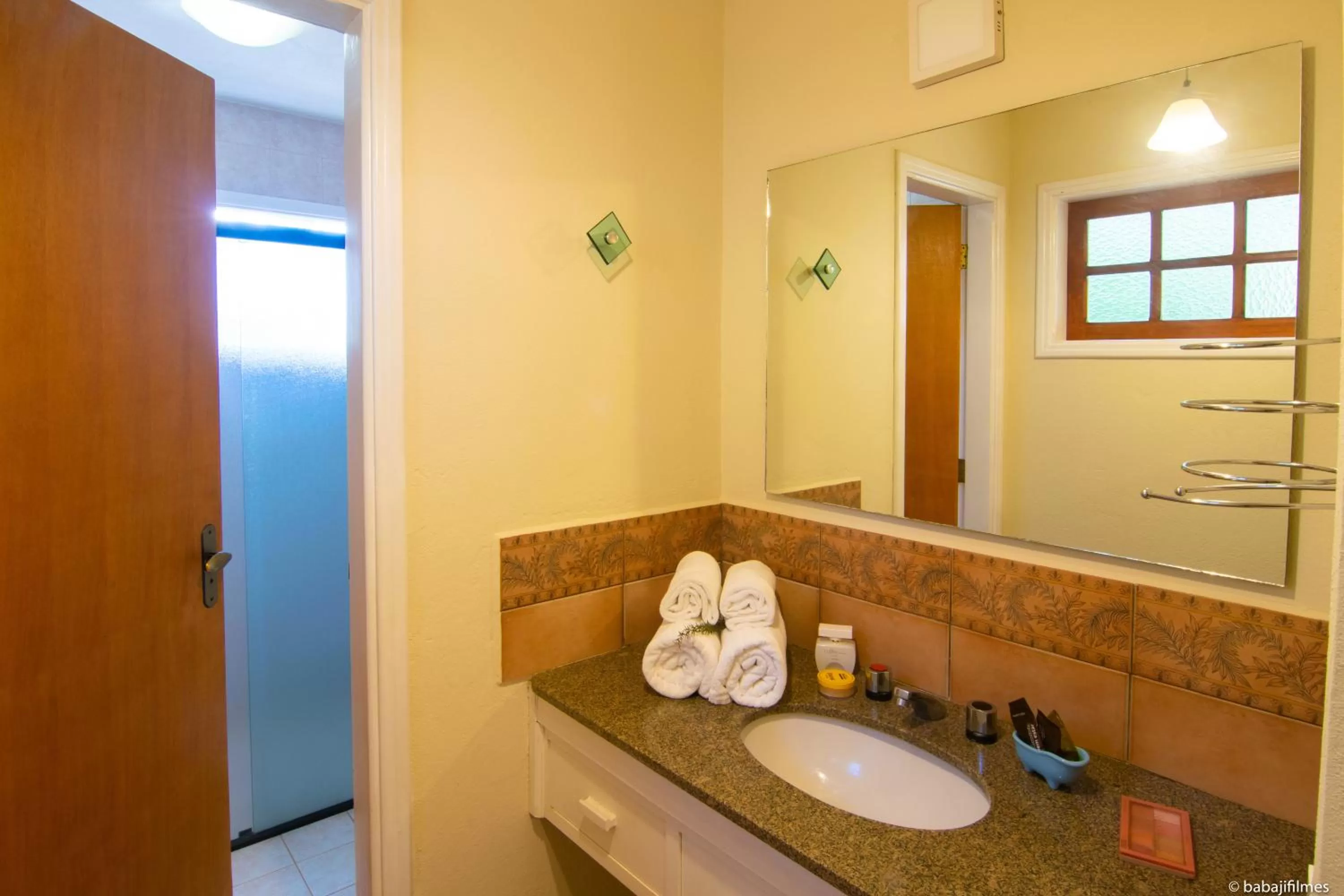 Bathroom in Pousada Serra Villena