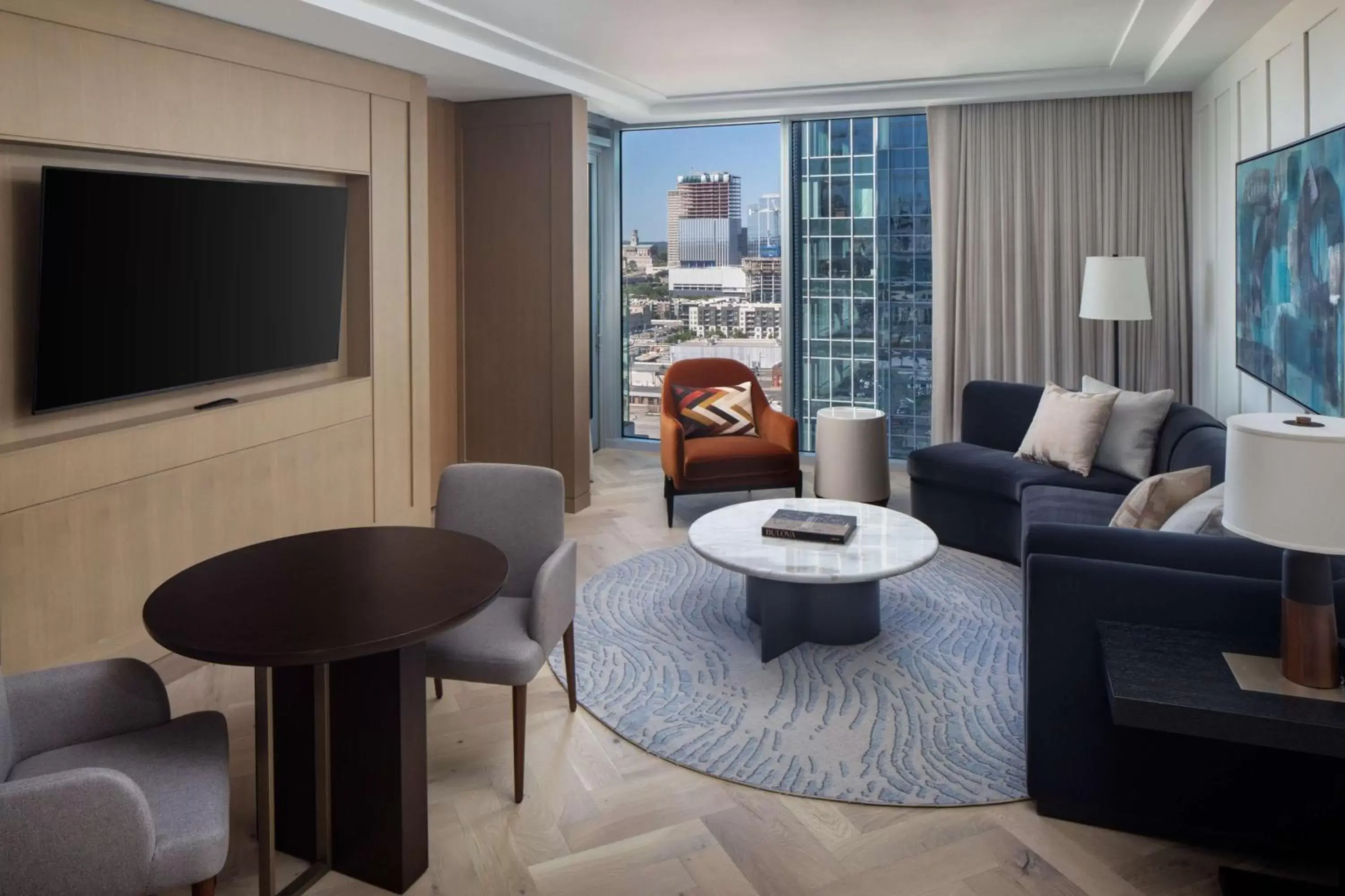 One-Bedroom King Suite with Balcony in Conrad Nashville One-Bedroom King Suite with Balcony in Conrad Nashville